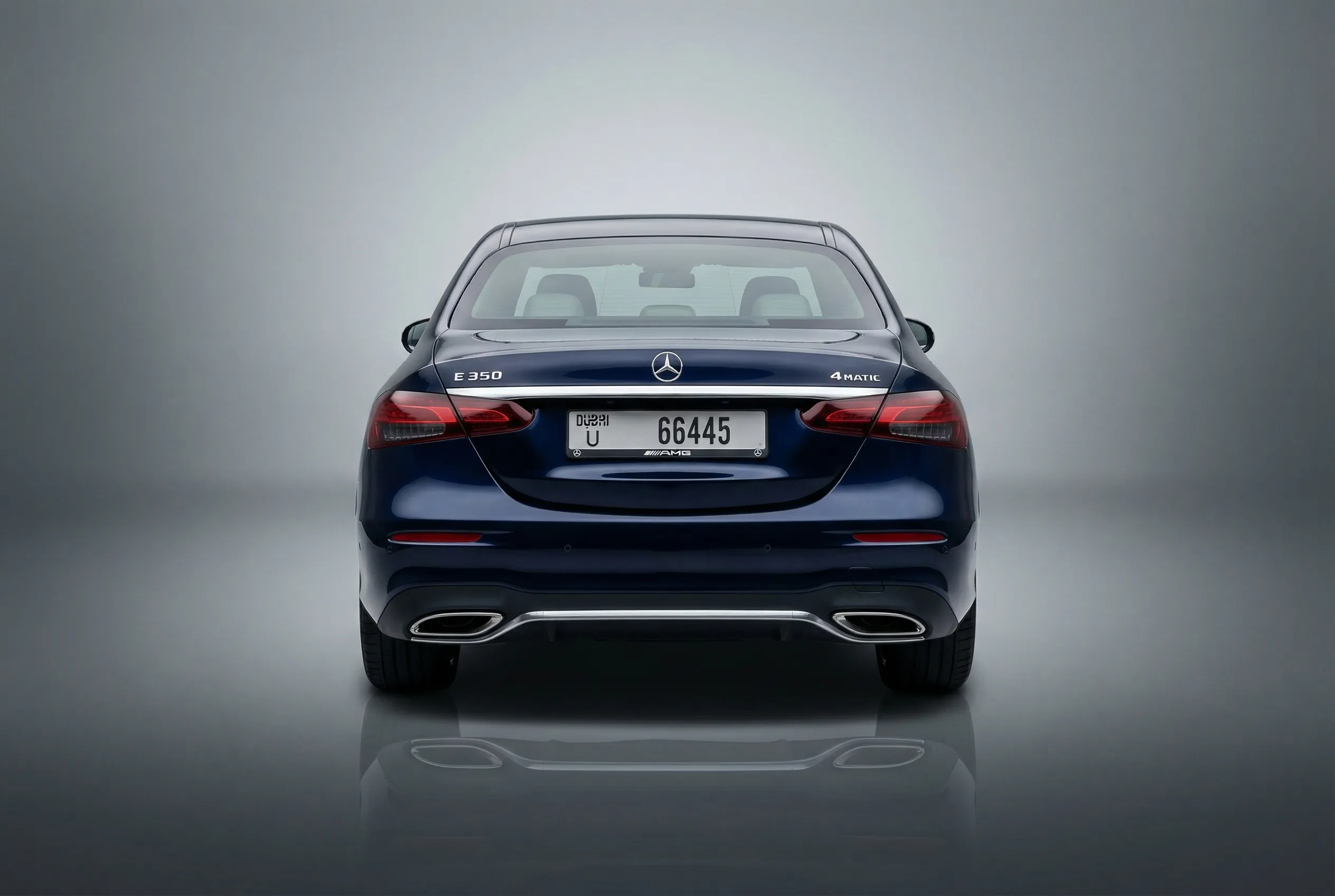 Mercedes E350 2021 Blue rental in Dubai thumbnail 3