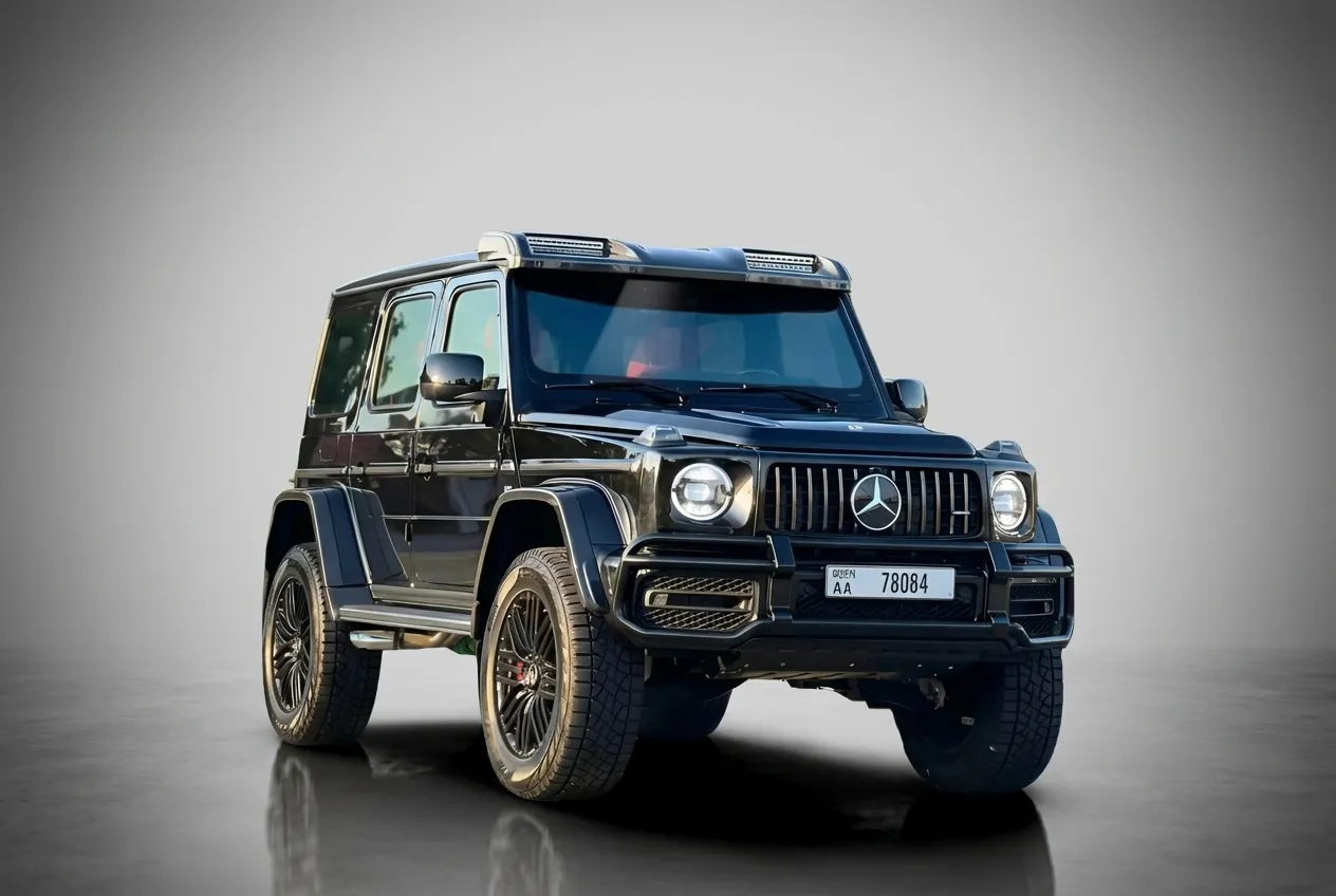 Mercedes G63 4x4² 2022 Black rental in Dubai thumbnail 2