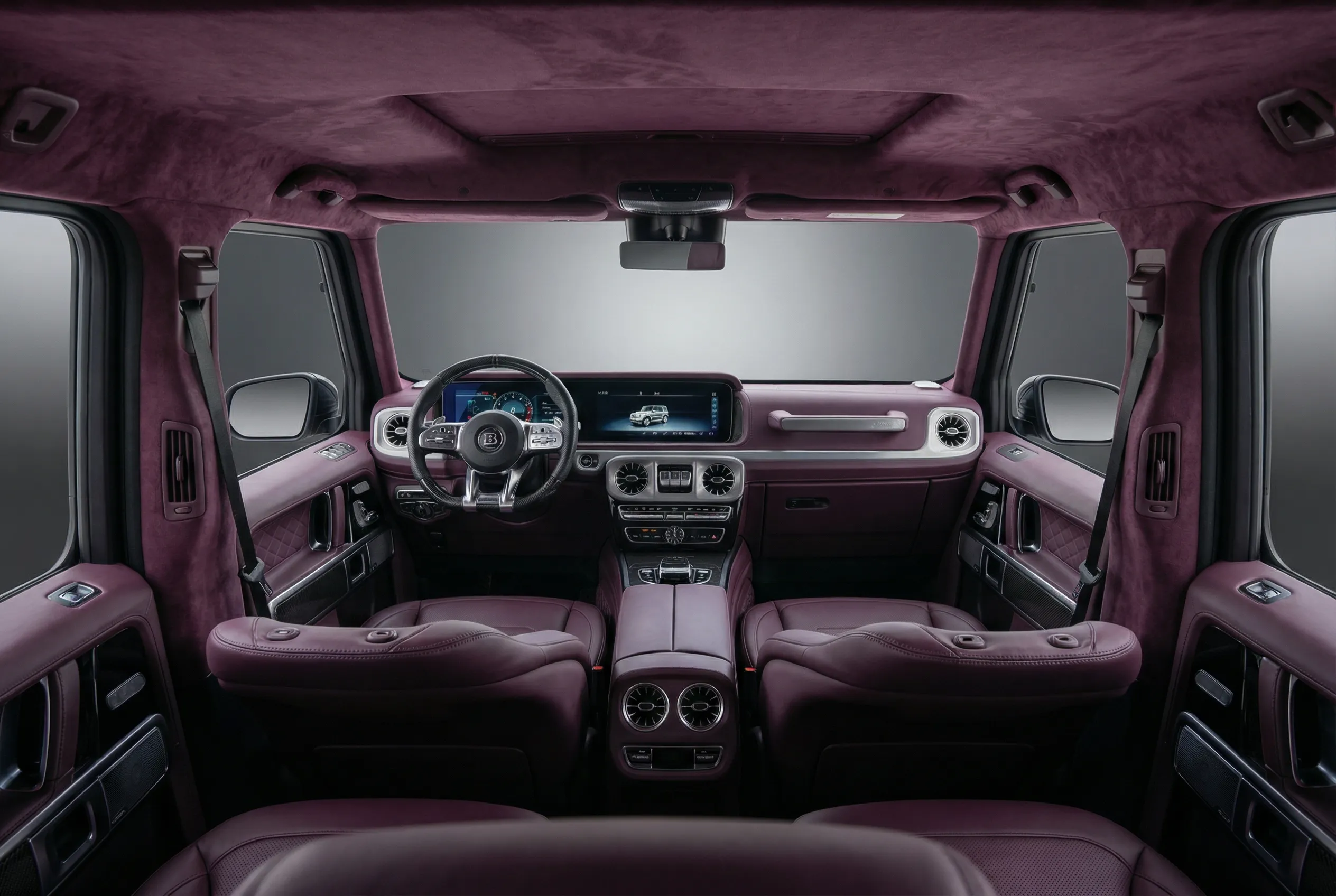 Mercedes G63 Brabus 2023 Black rental in Dubai thumbnail 5