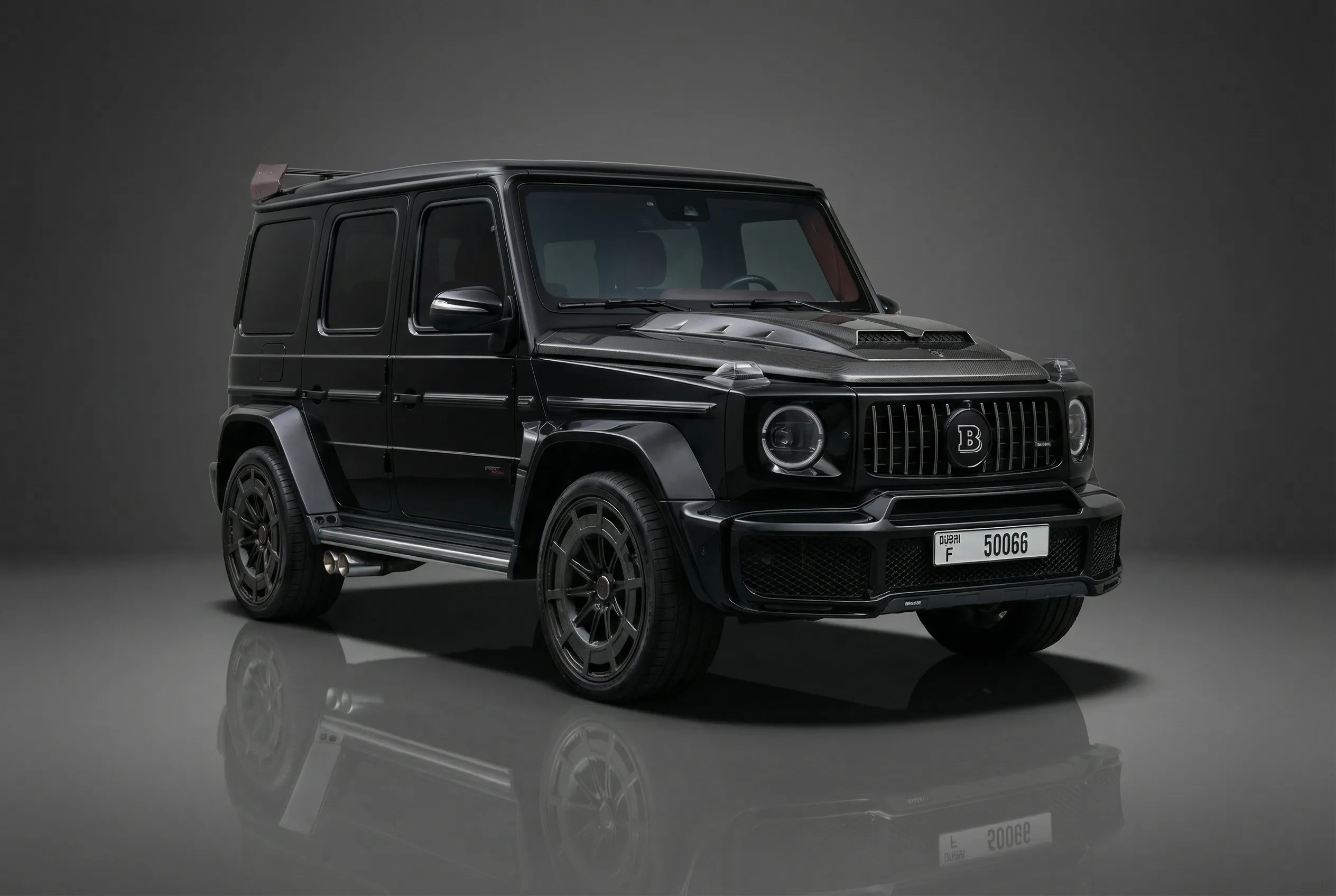 Mercedes G63 Brabus 2023 Black rental in Dubai thumbnail 2