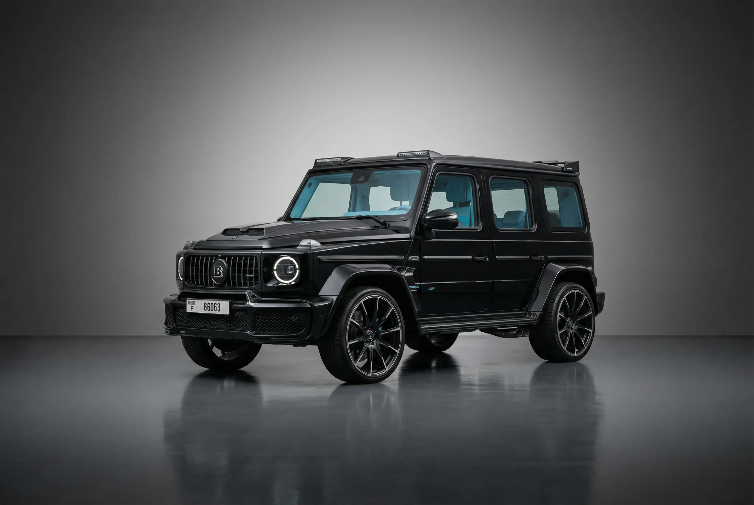 Mercedes G63 Brabus 2023 Black rental in Dubai thumbnail 2