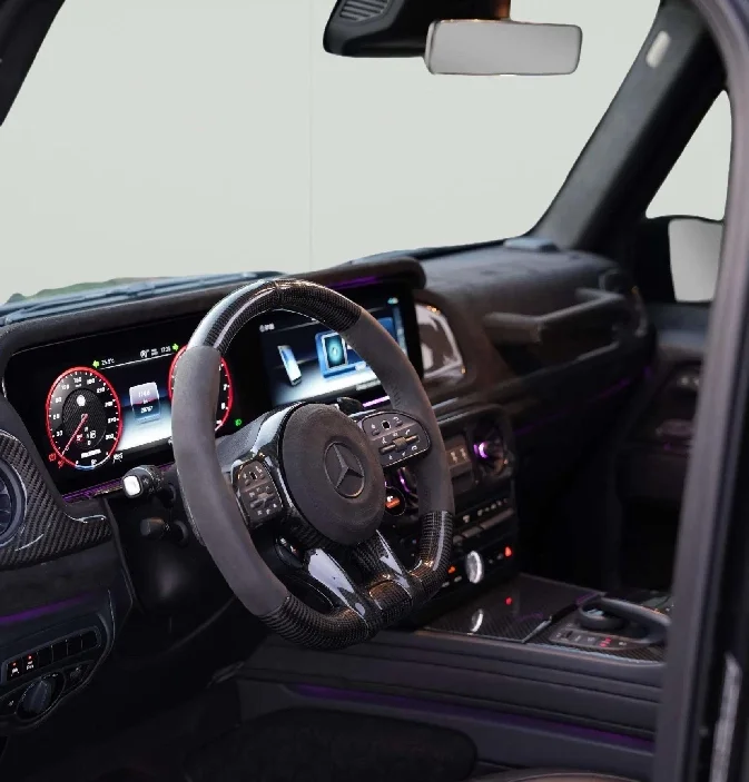 Mercedes G63 Brabus 2023 Black rental in Dubai thumbnail 6