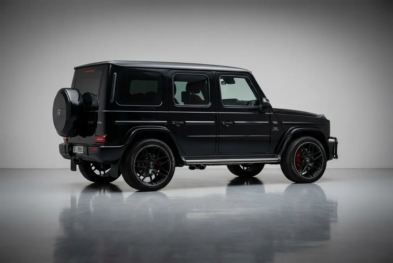 Mercedes G63 2023 Black rental in Dubai thumbnail 2