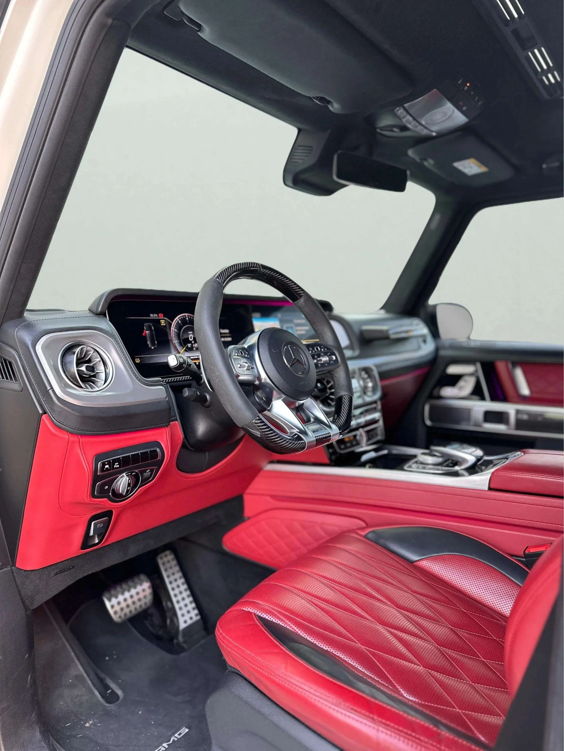 Mercedes G63 2023 White rental in Dubai thumbnail 4