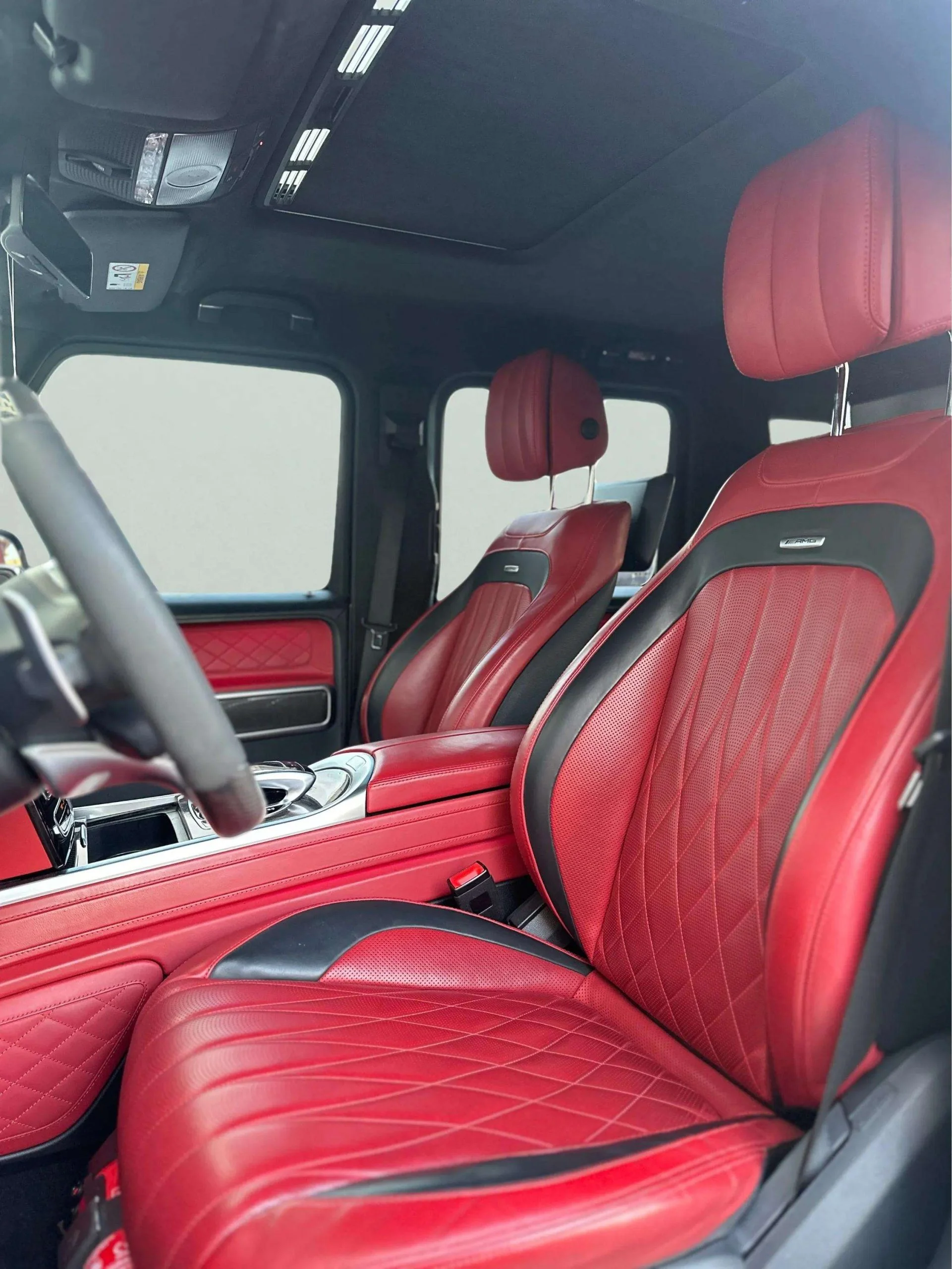 Mercedes G63 2023 White rental in Dubai thumbnail 6