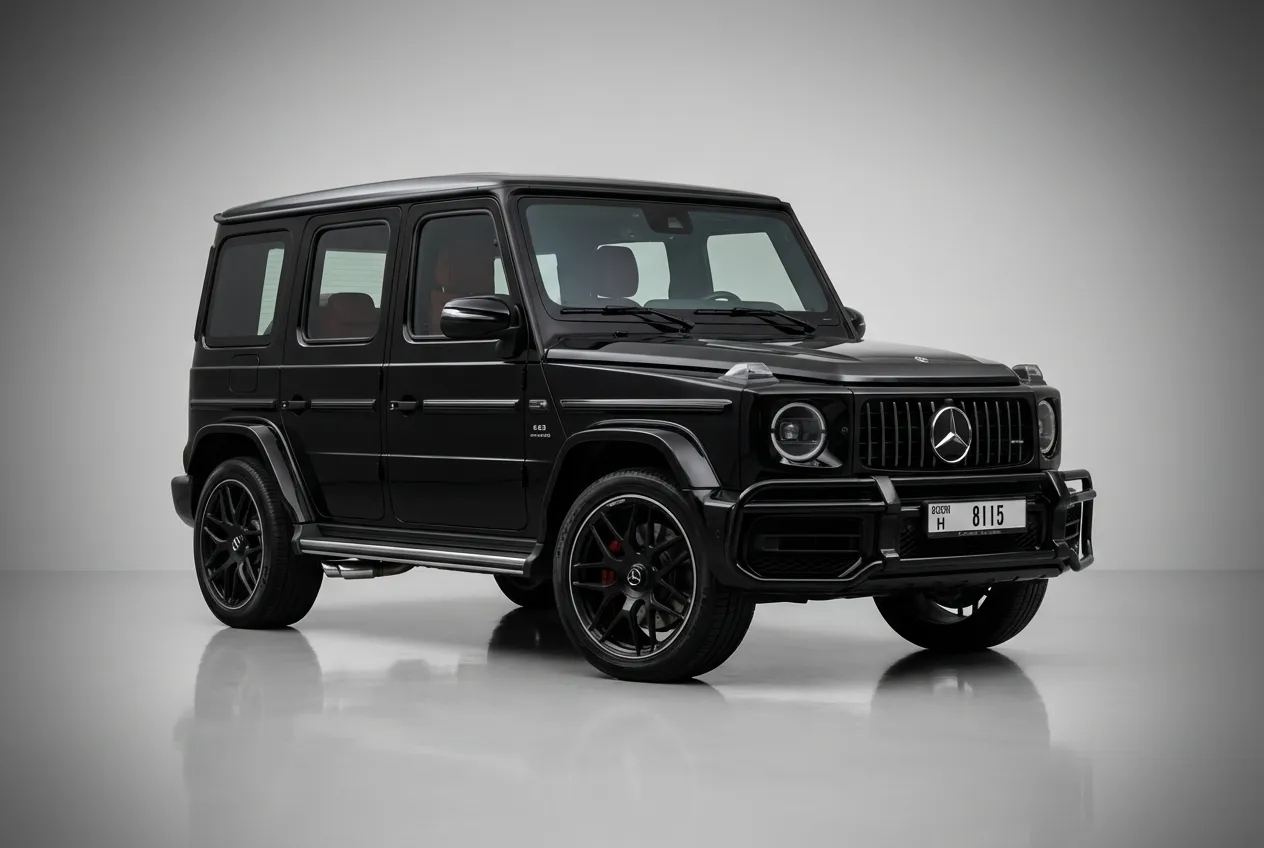 Mercedes G63 2023 Black rental Dubai