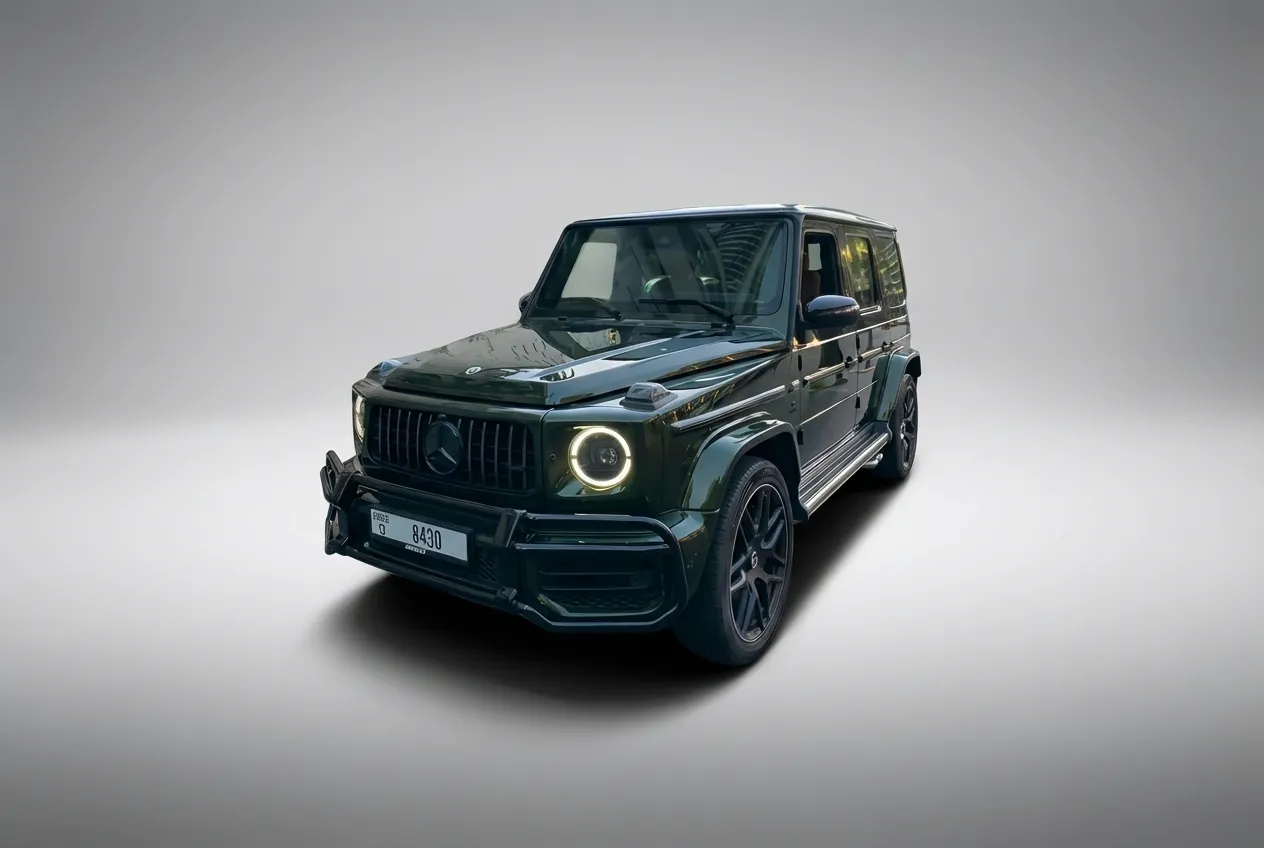 Mercedes G63 2023 Green rental Dubai
