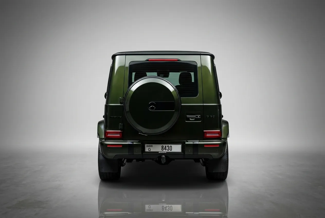 Mercedes G63 2023 Green rental in Dubai thumbnail 3