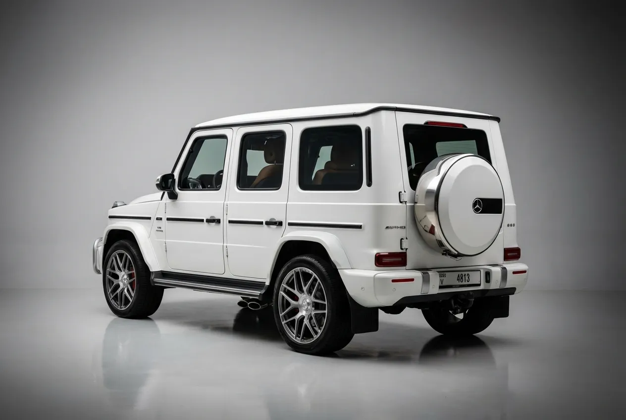 Mercedes G63 2023 White rental in Dubai thumbnail 2