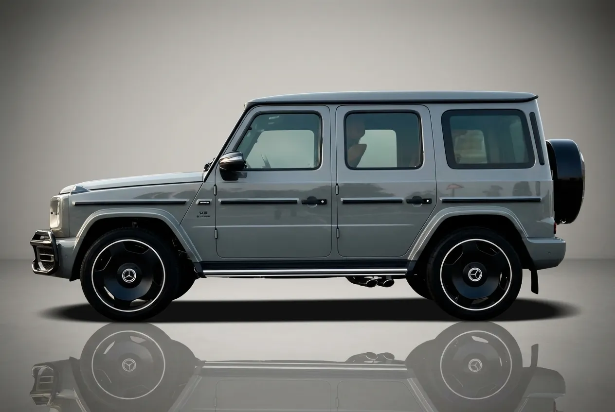 Mercedes G63 2023 Grey rental in Dubai thumbnail 3