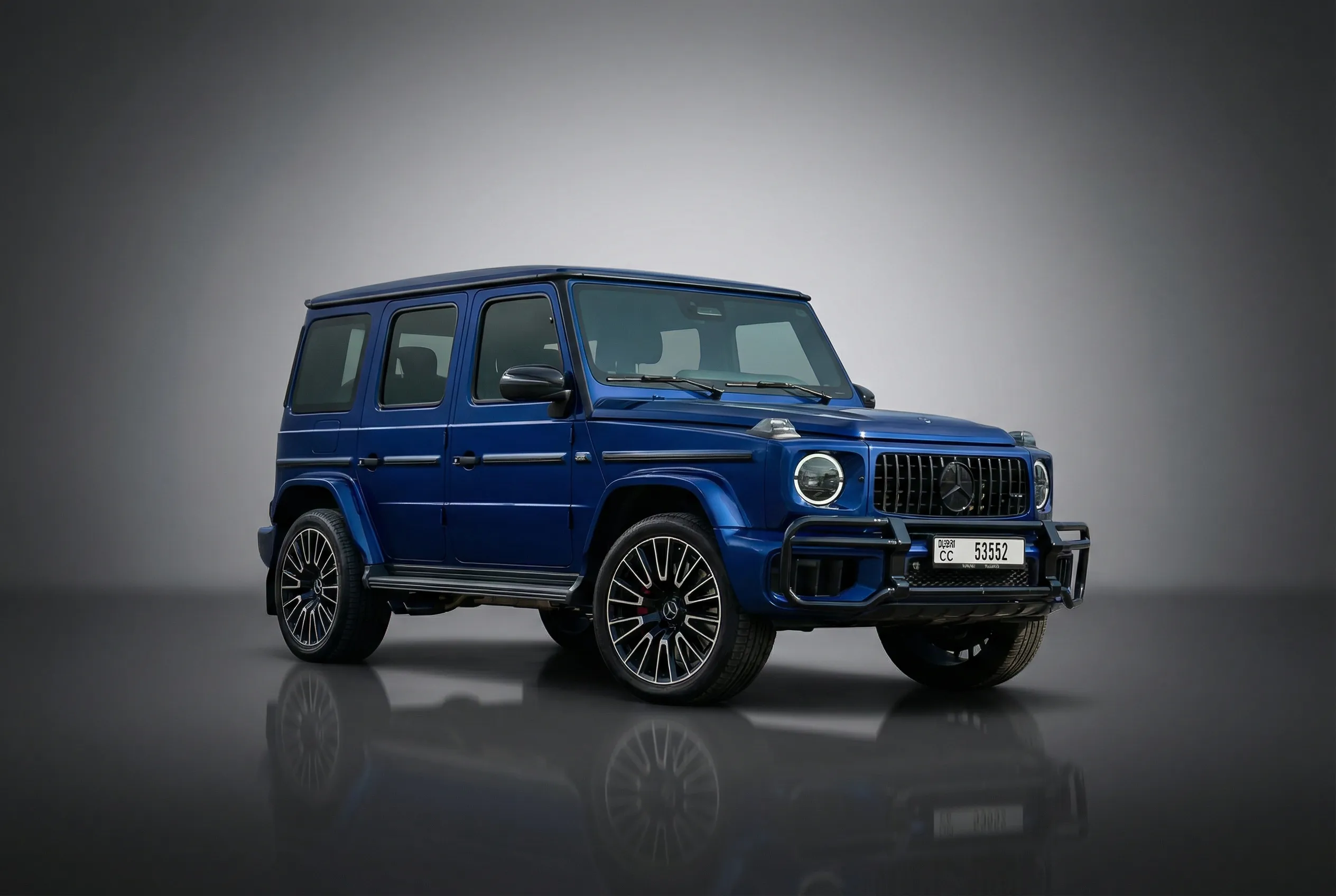 Mercedes G63 2025 Blue rental in Dubai thumbnail 2