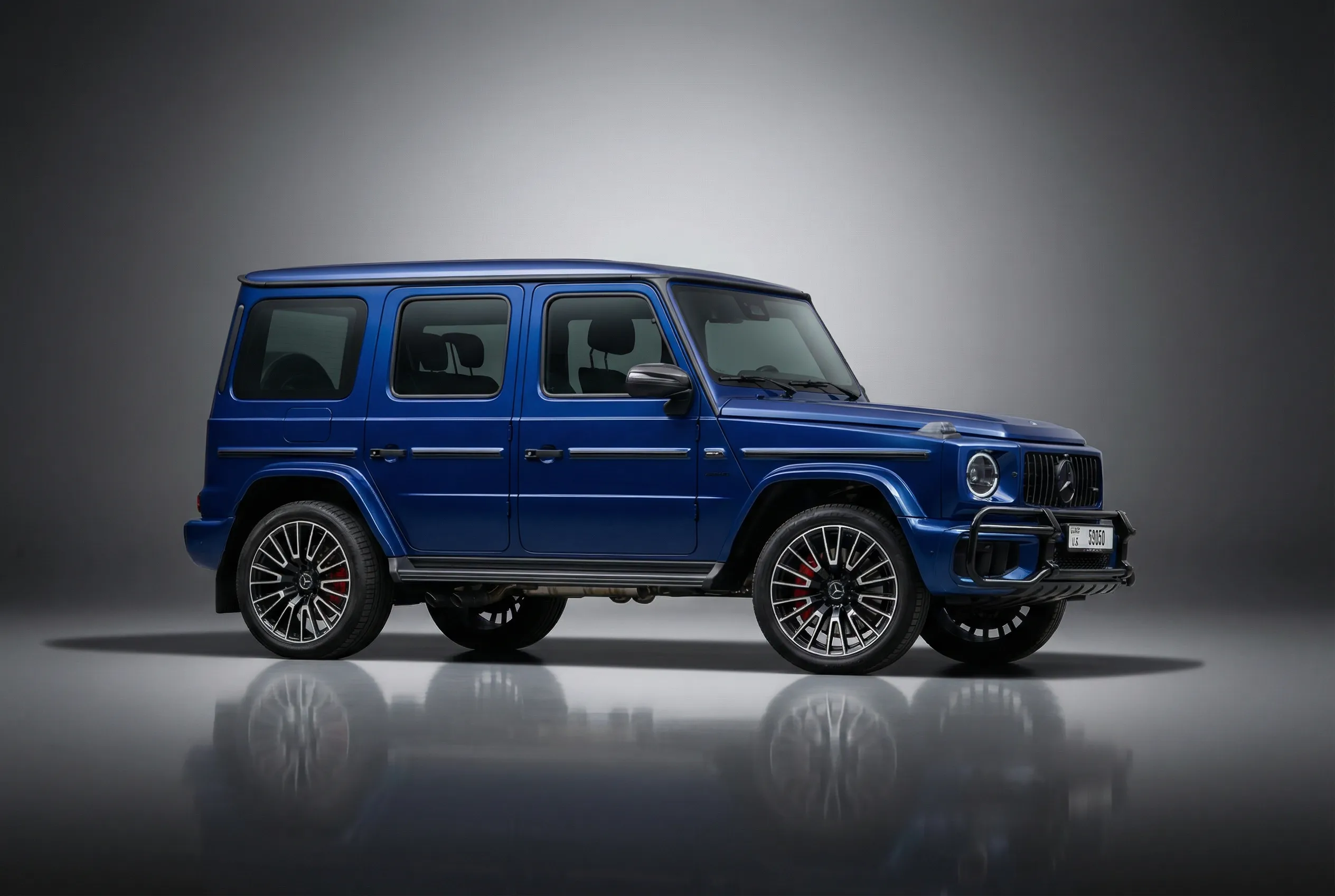 Mercedes G63 2025 Blue rental in Dubai thumbnail 3
