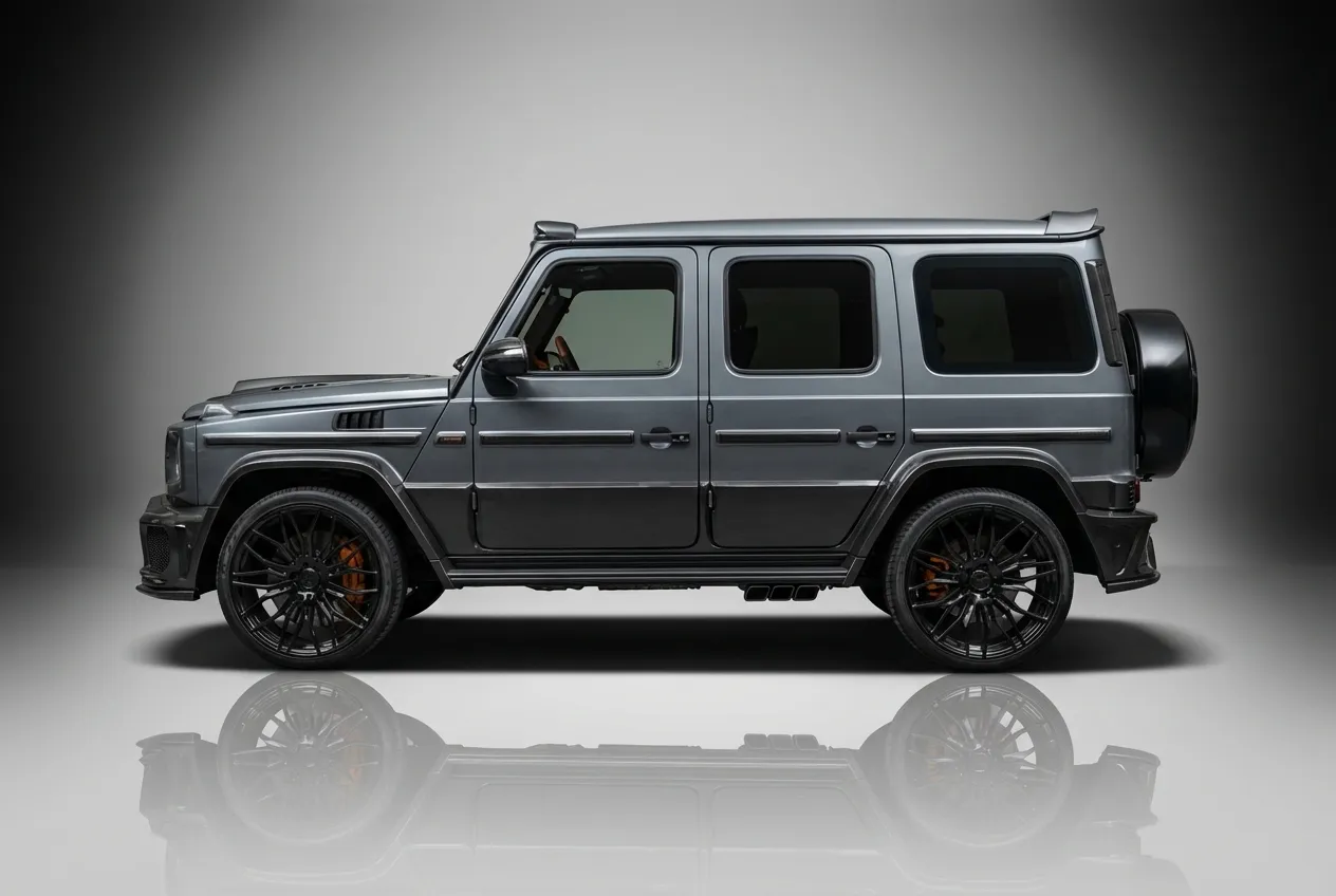 Mercedes G63 Keyvany 2023 Grey rental in Dubai thumbnail 2
