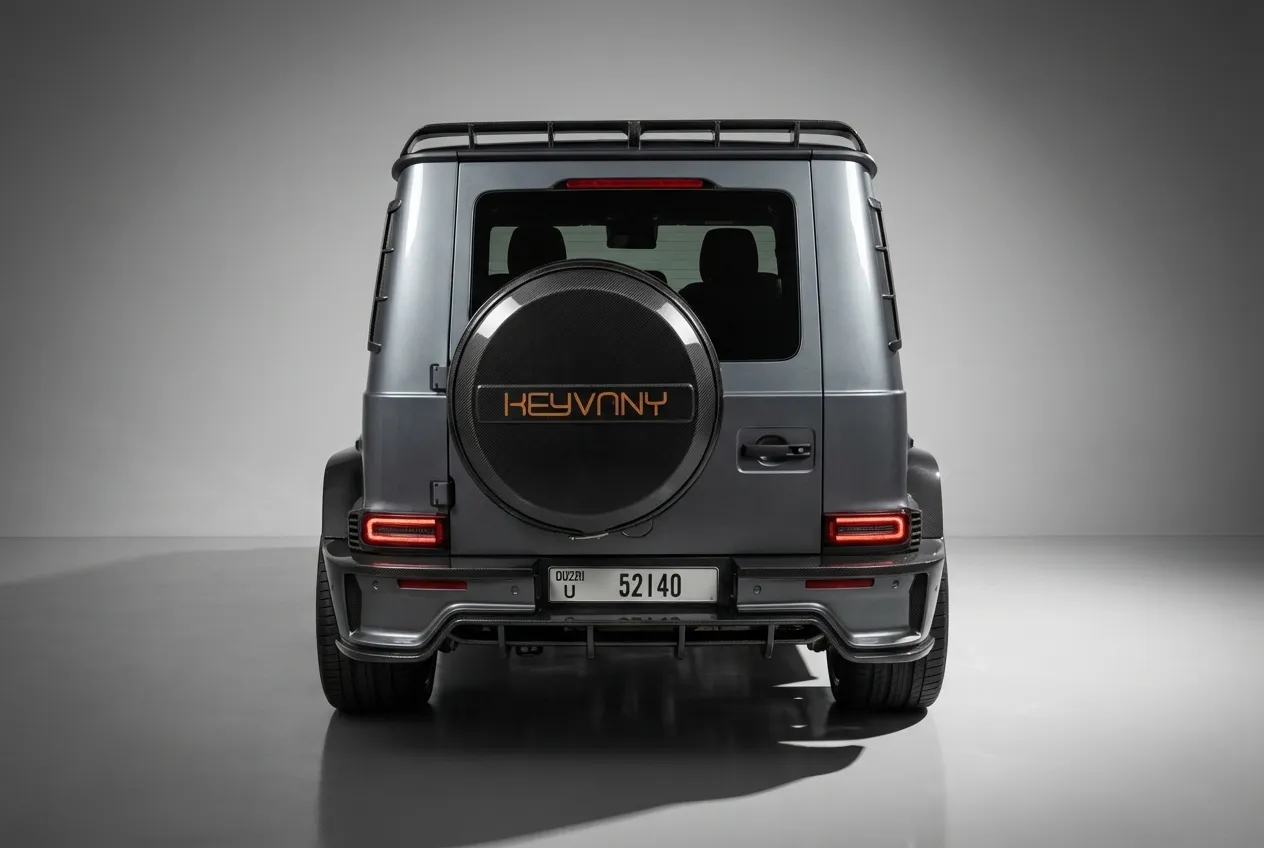 Mercedes G63 Keyvany 2023 Grey rental in Dubai thumbnail 3
