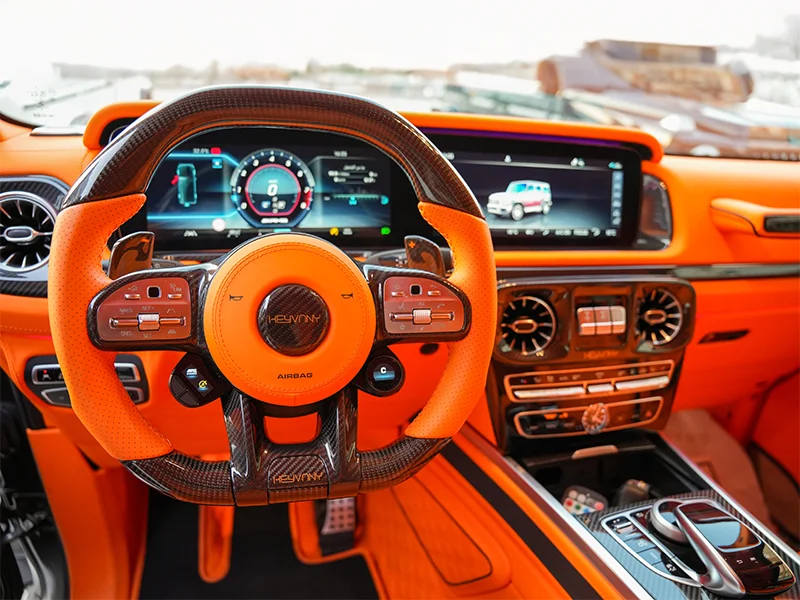 Mercedes G63 Keyvany 2023 Grey rental in Dubai thumbnail 4