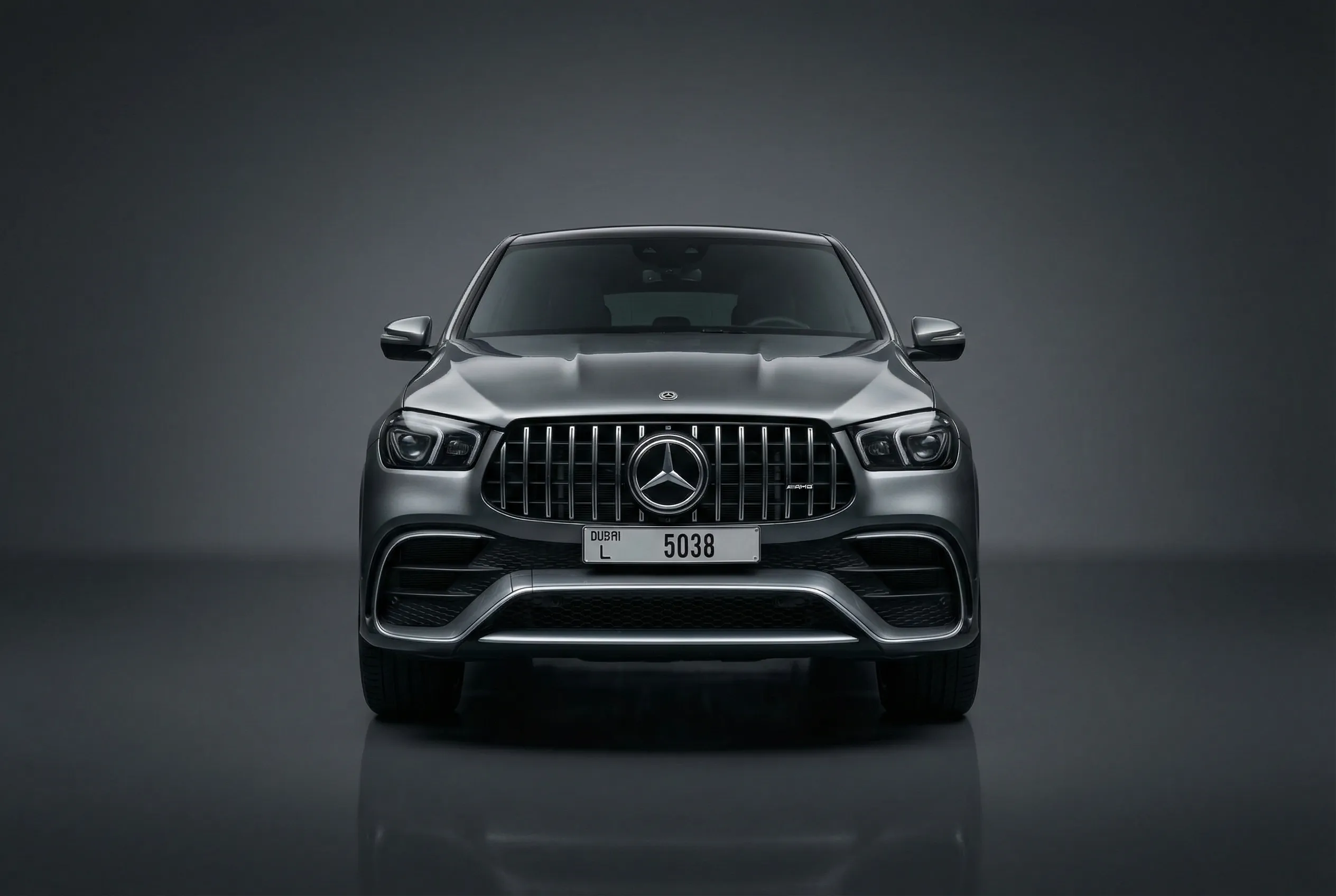 Mercedes Gle 53 2023 Grey rental Dubai