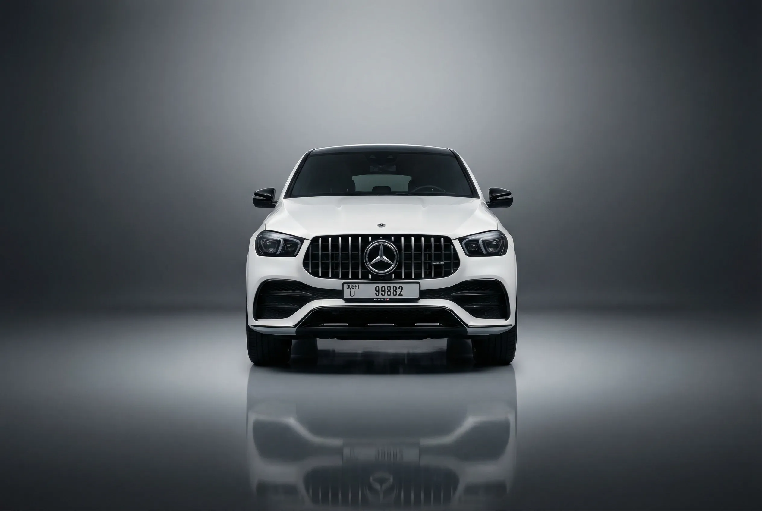 Mercedes Gle 53 2023 White rental Dubai