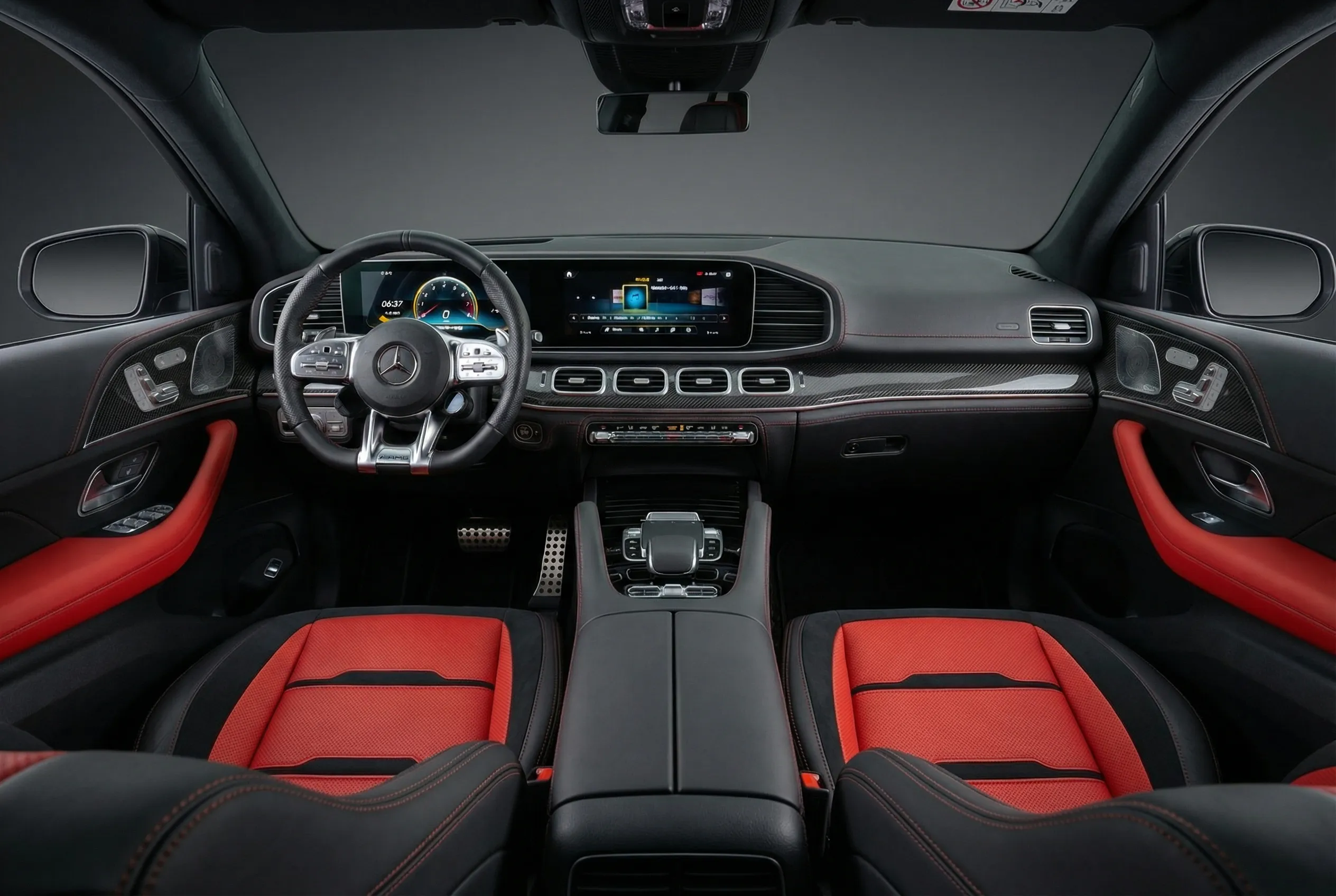 Mercedes Gle 53 2023 White rental in Dubai thumbnail 4