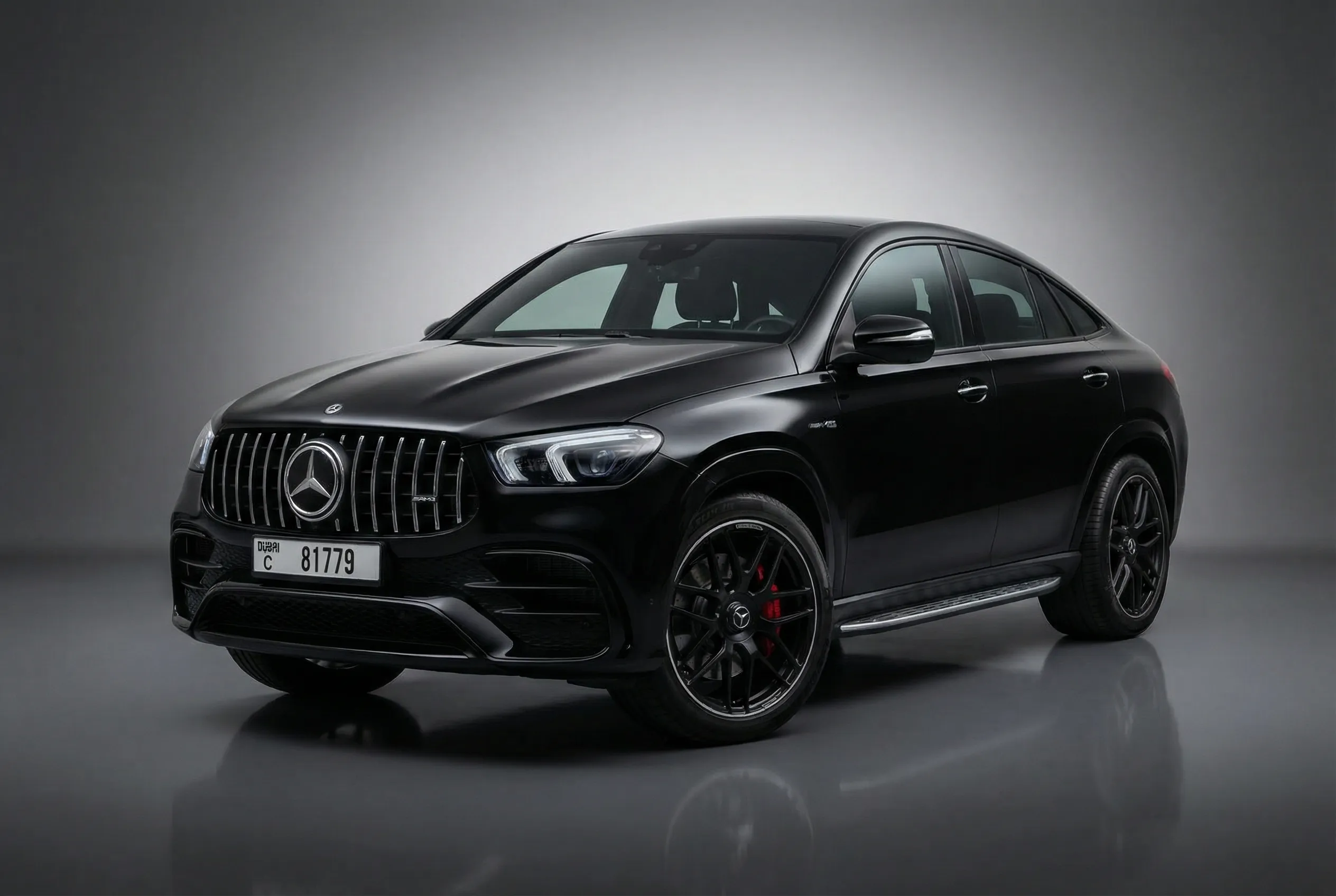 Mercedes Gle 53 2023 Black rental in Dubai thumbnail 2