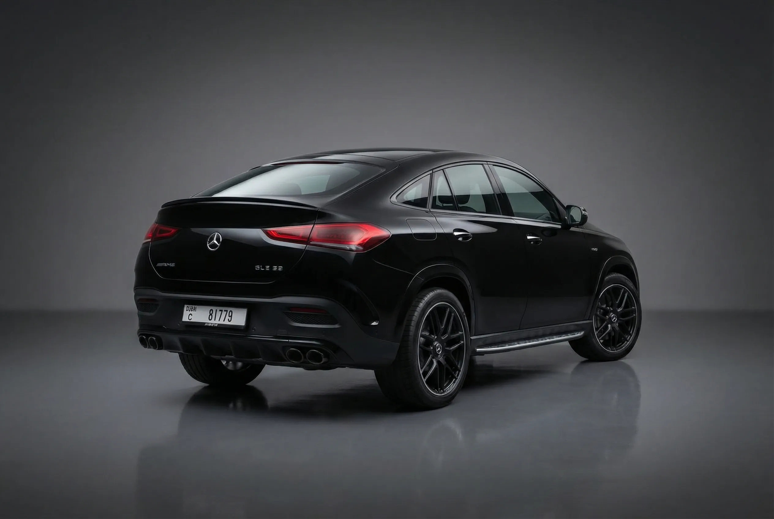 Mercedes Gle 53 2023 Black rental in Dubai thumbnail 3