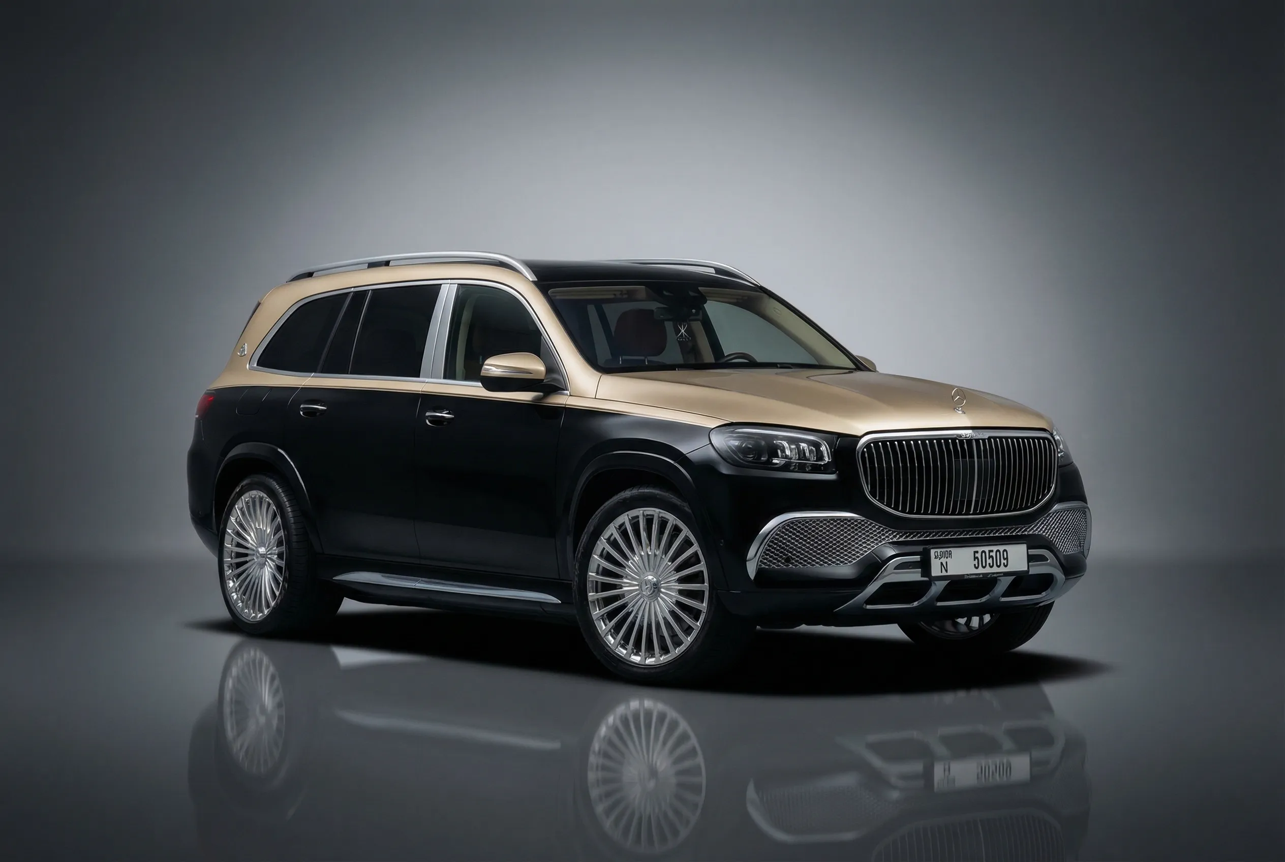 Mercedes Gls 600 Maybach 2023 Black rental in Dubai thumbnail 2