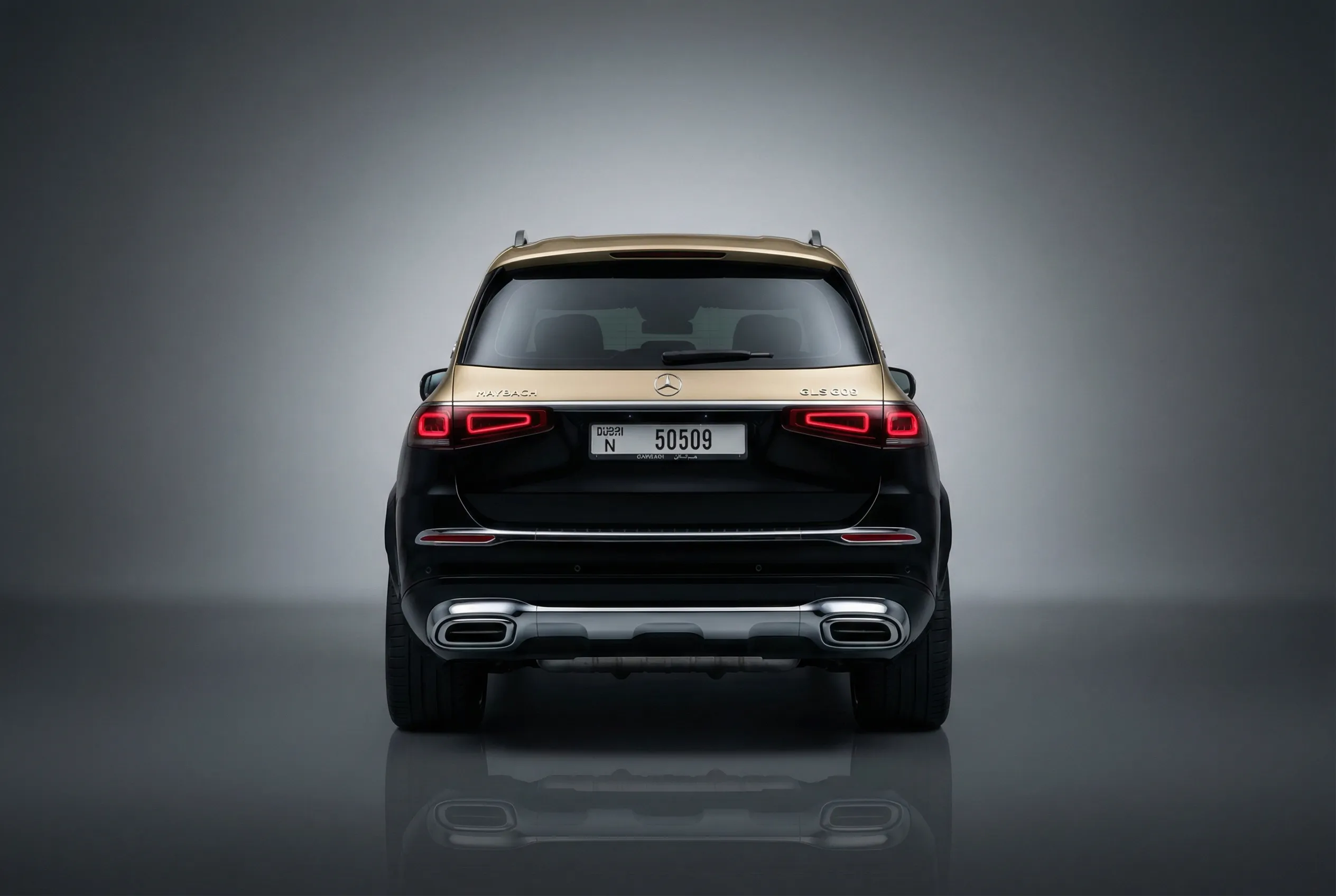 Mercedes Gls 600 Maybach 2023 Black rental in Dubai thumbnail 4
