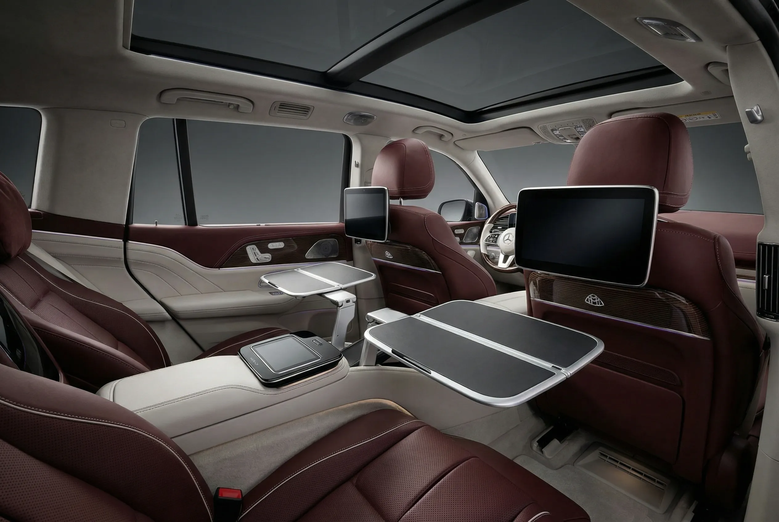 Mercedes Gls 600 Maybach 2023 Black rental in Dubai thumbnail 5