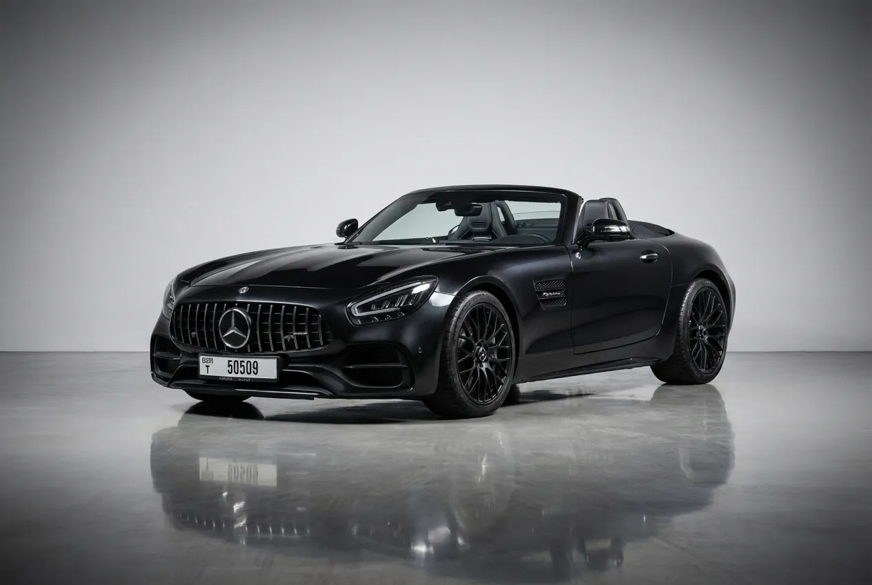 Mercedes Amg Gt 2021 Black rental in Dubai thumbnail 2