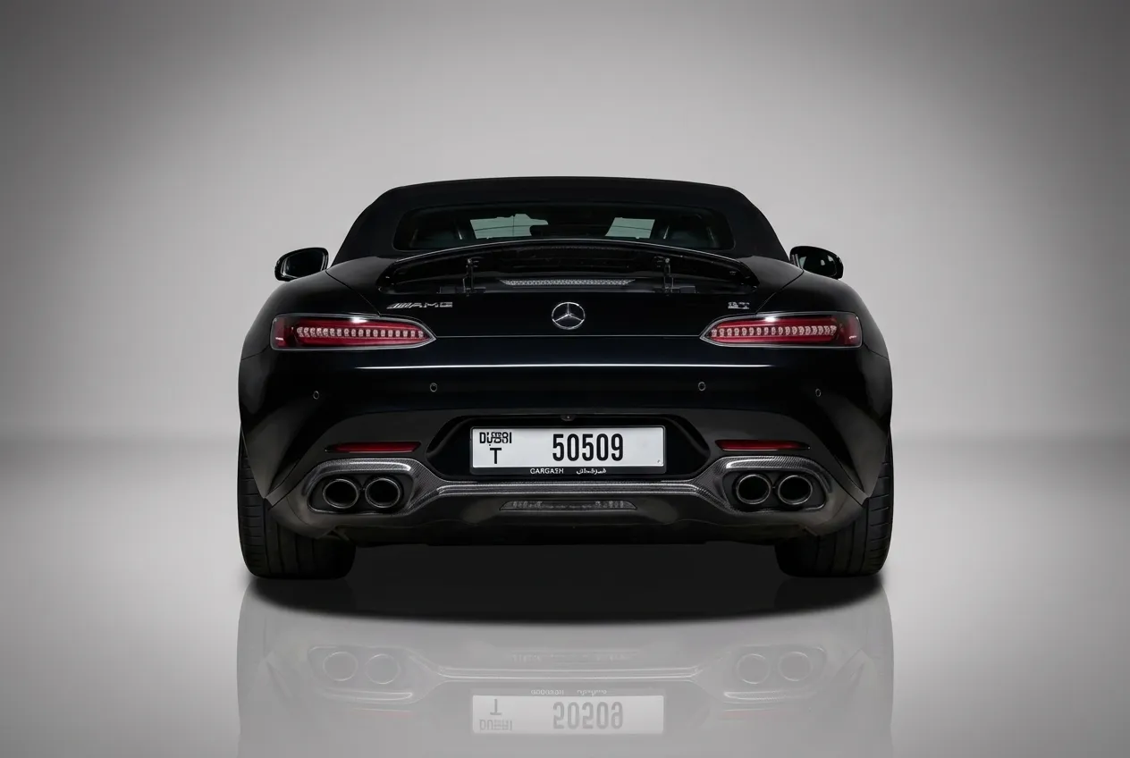Mercedes Amg Gt 2021 Black rental in Dubai thumbnail 4