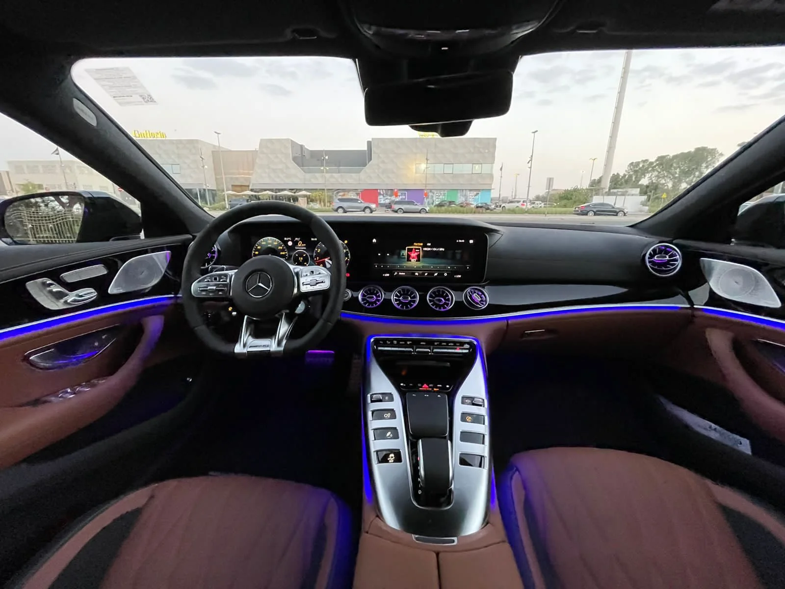 Mercedes Amg Gt 63 2023 Blue rental in Dubai thumbnail 3