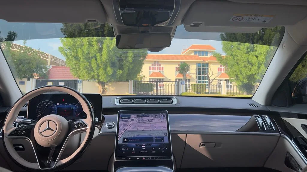 Mercedes S500 2023 Black rental in Dubai thumbnail 5