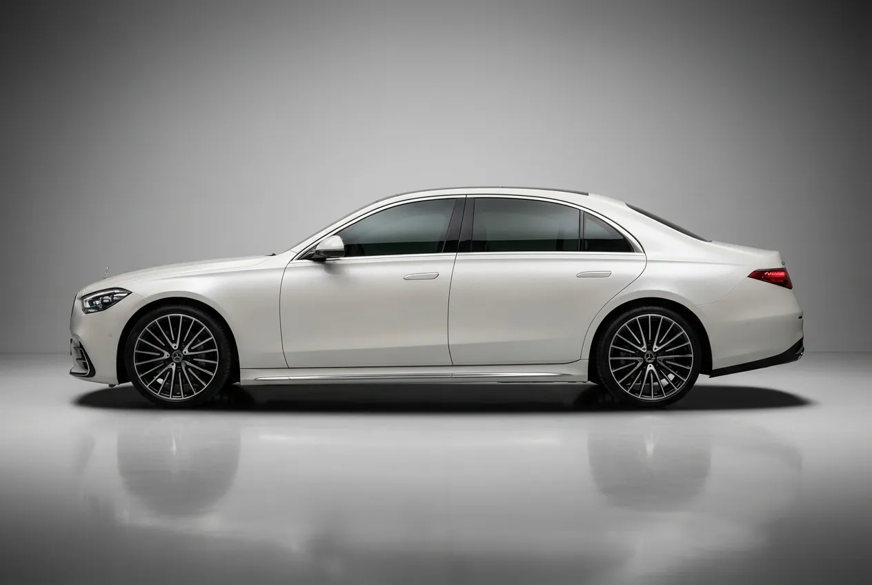 Mercedes S500 2023 White rental in Dubai thumbnail 2