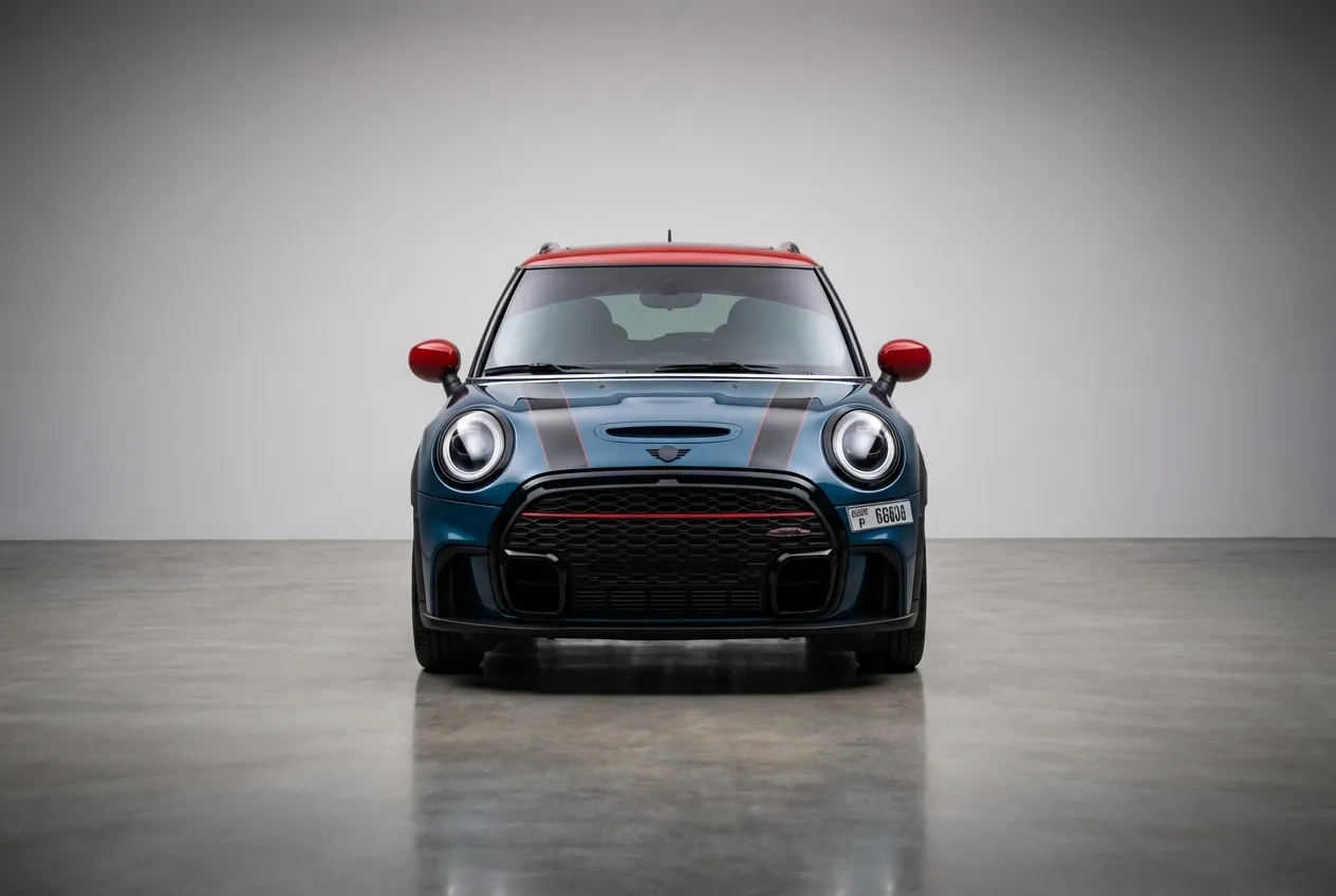 Mini Cooper S 2024 Blue rental in Dubai thumbnail 2