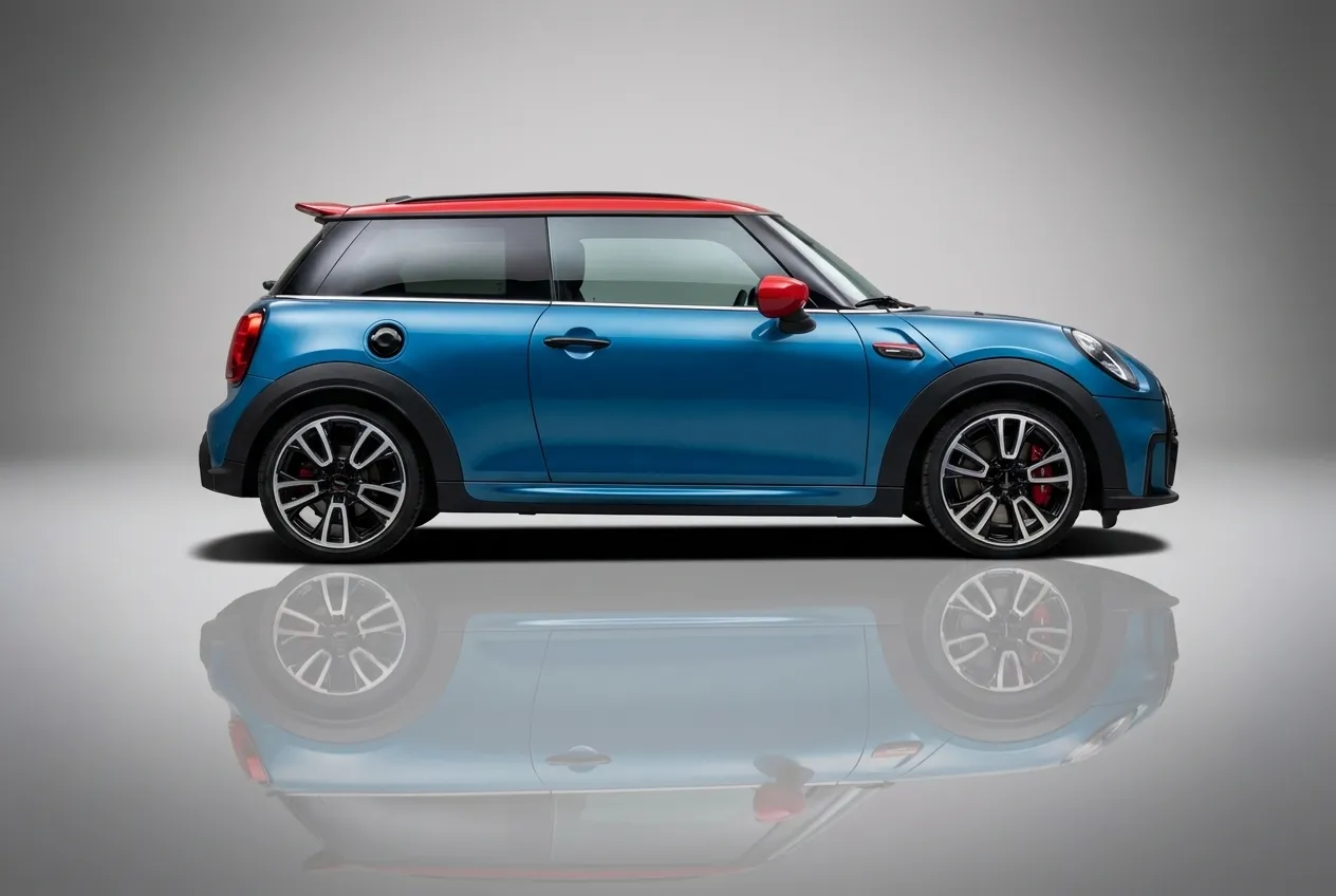 Mini Cooper S 2024 Blue rental in Dubai thumbnail 3