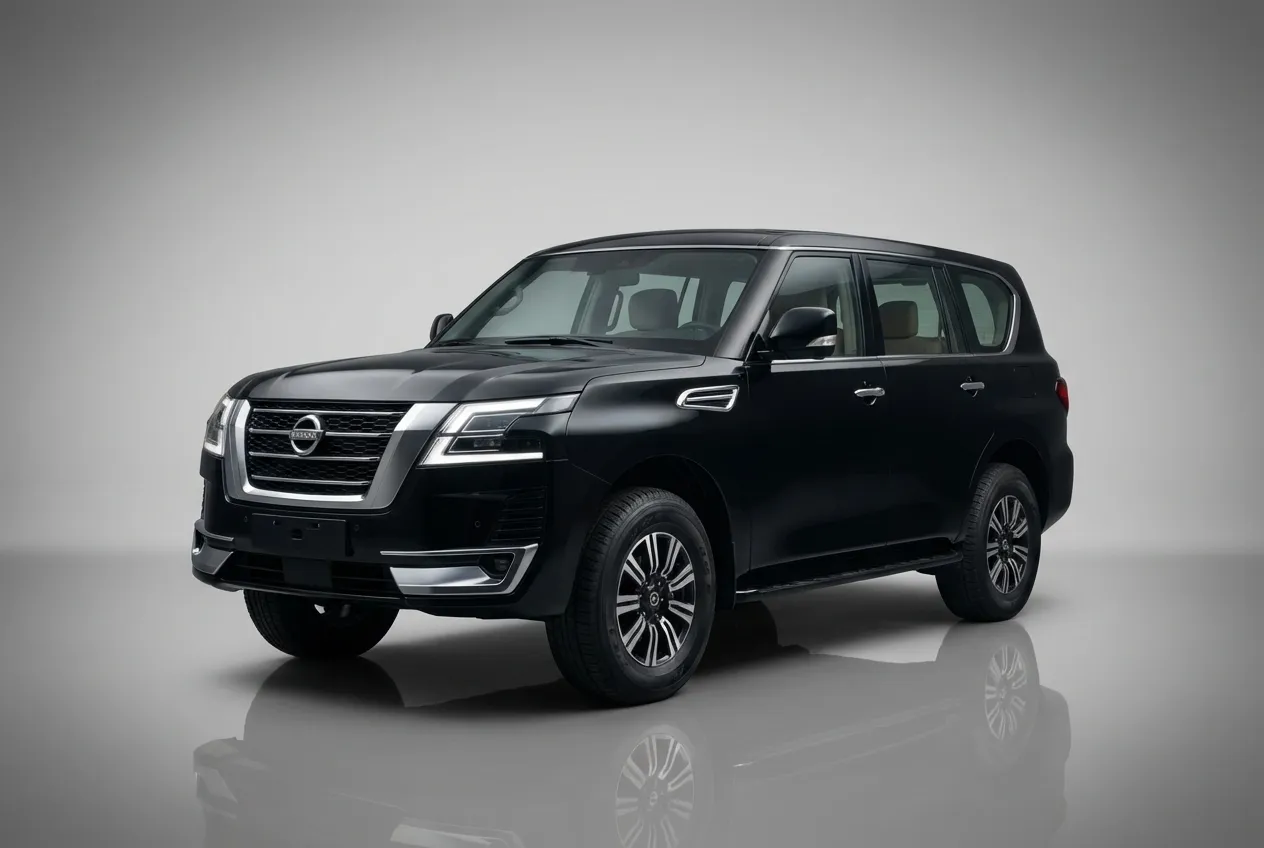 Nissan Patrol 2023 Black rental in Dubai thumbnail 2
