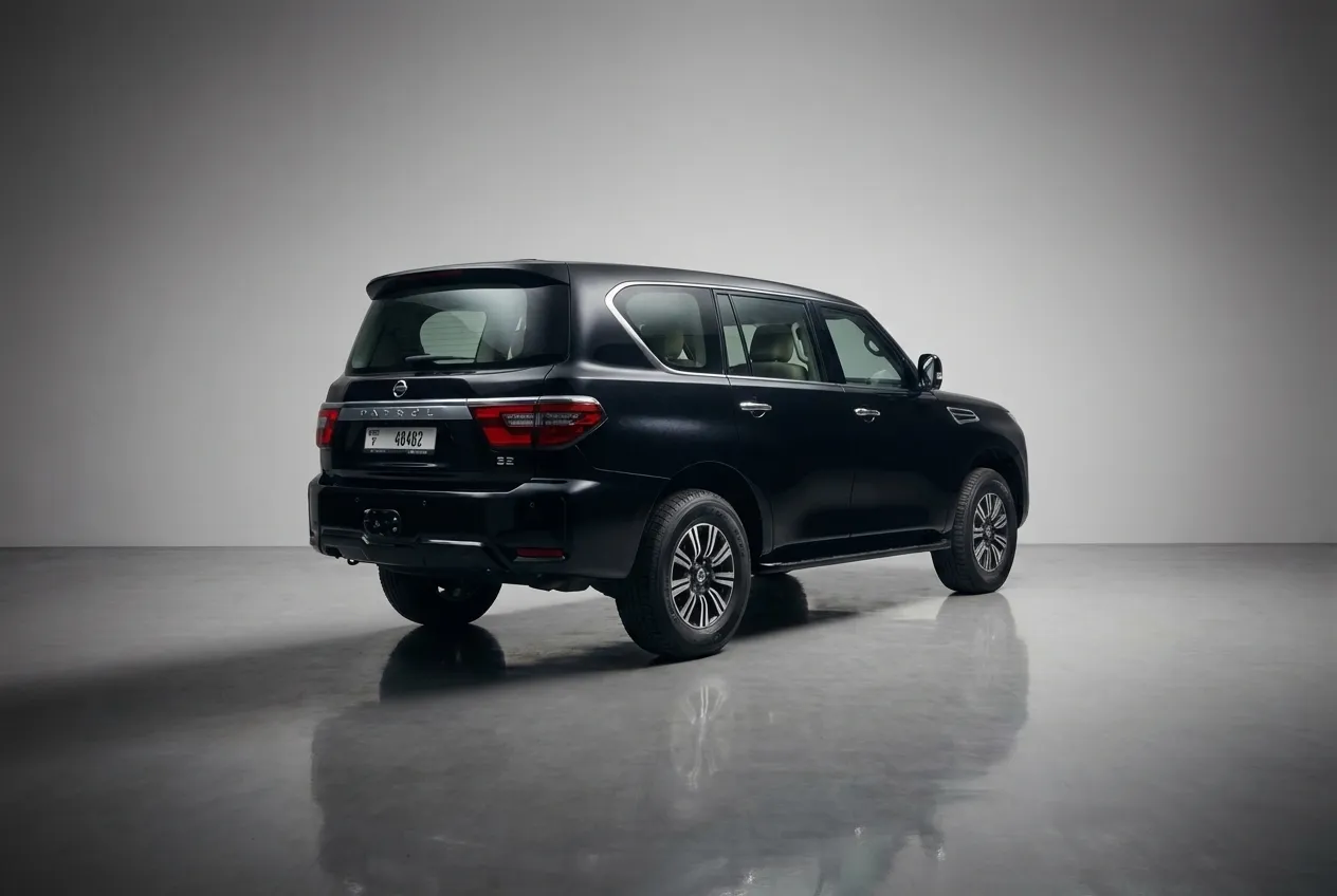 Nissan Patrol 2023 Black rental in Dubai thumbnail 4