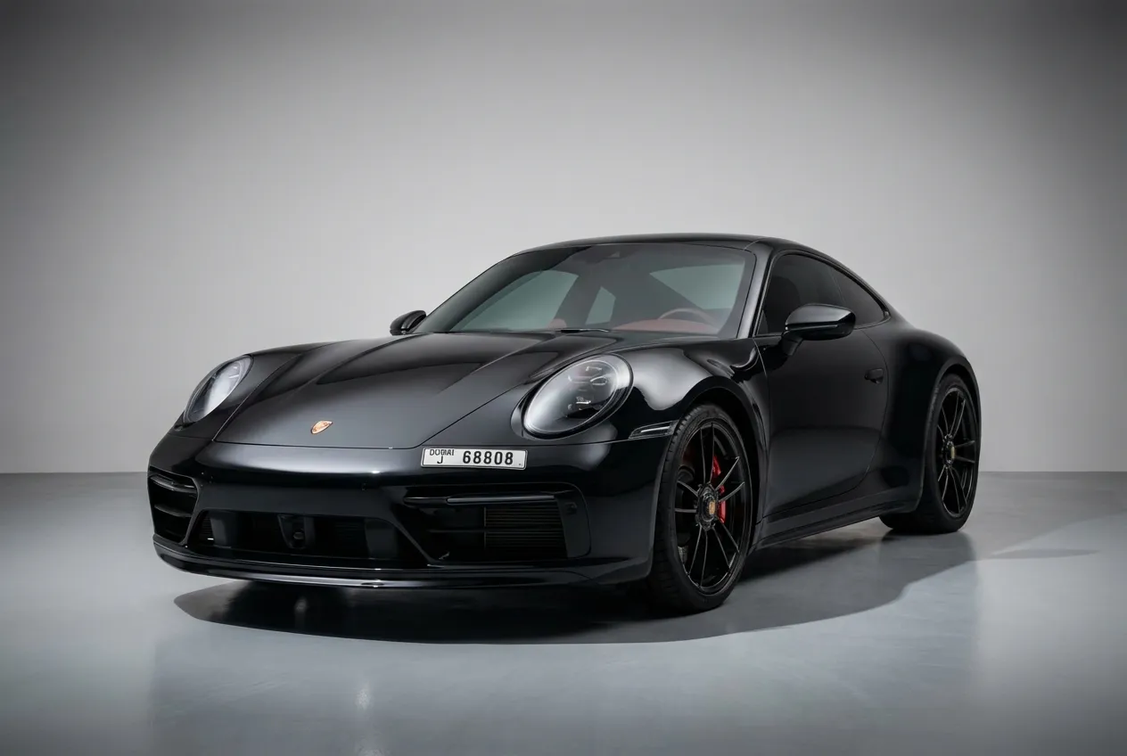 Porsche 911 Gts 2023 Black rental in Dubai thumbnail 2