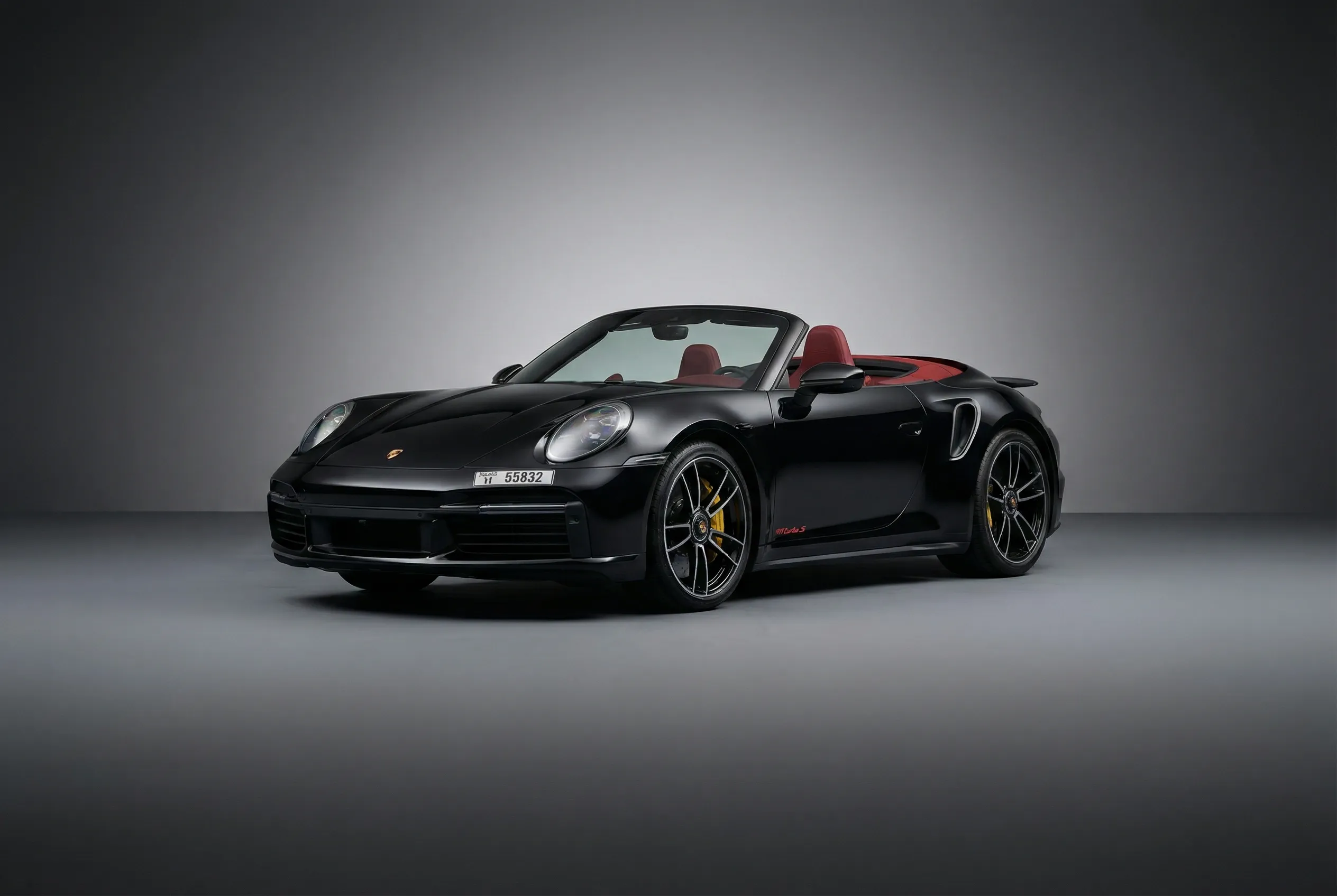 Porsche 911 Turbo S 2023 Black rental in Dubai thumbnail 2