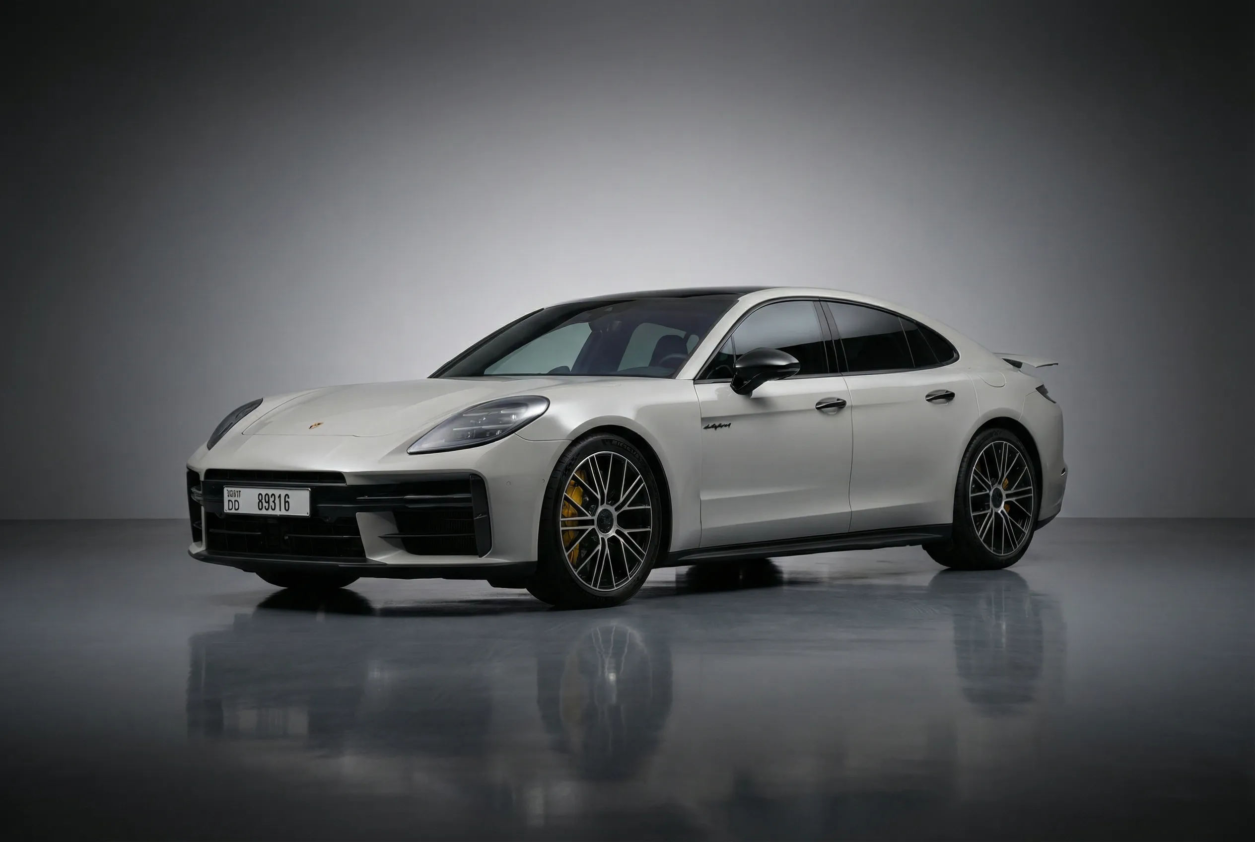Porsche Panamera Turbo S E-hybrid 2026 Grey rental in Dubai thumbnail 2