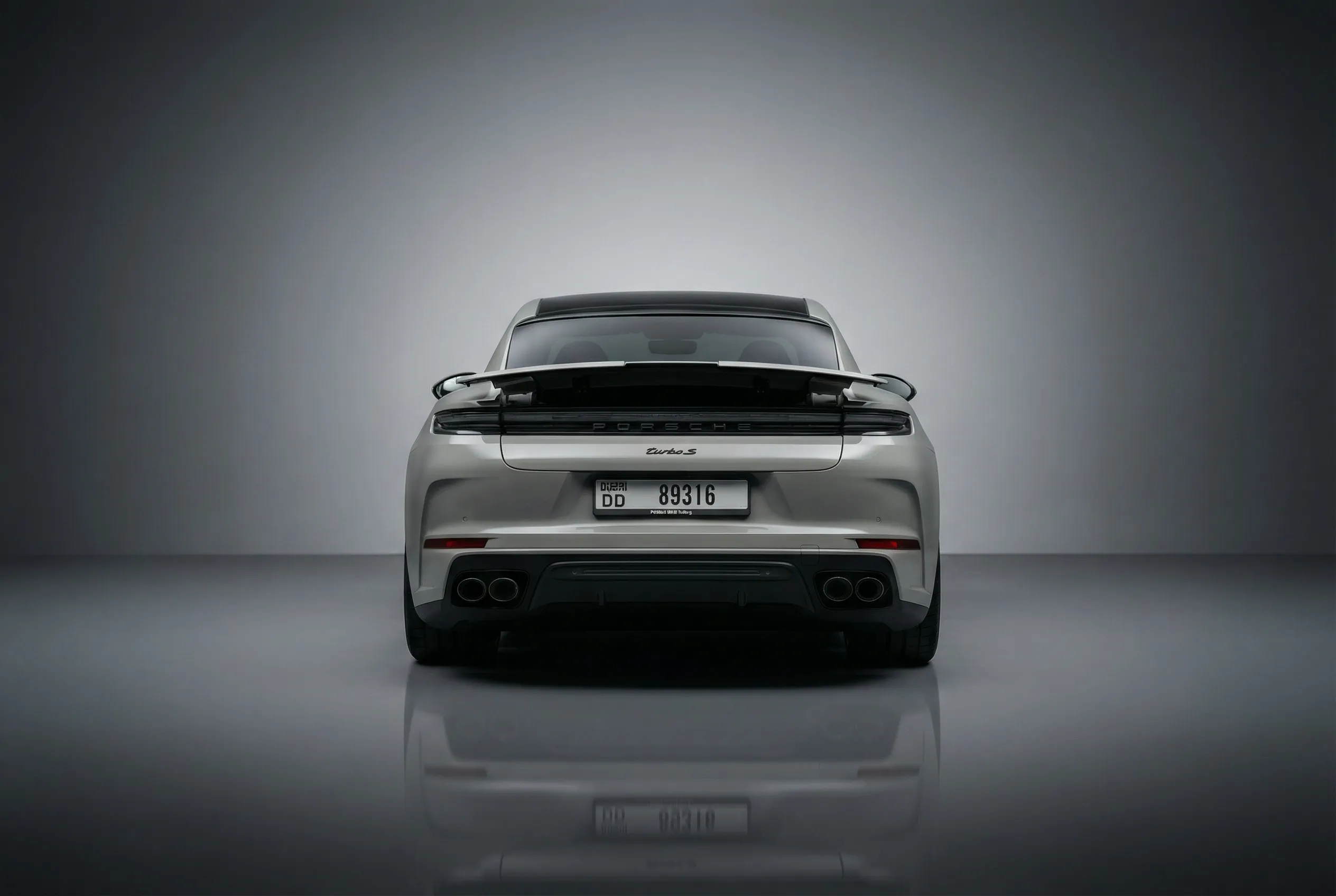 Porsche Panamera Turbo S E-hybrid 2026 Grey rental in Dubai thumbnail 3