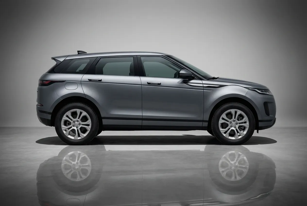 Land Rover Range Rover Evoque 2023 Grey rental in Dubai thumbnail 2