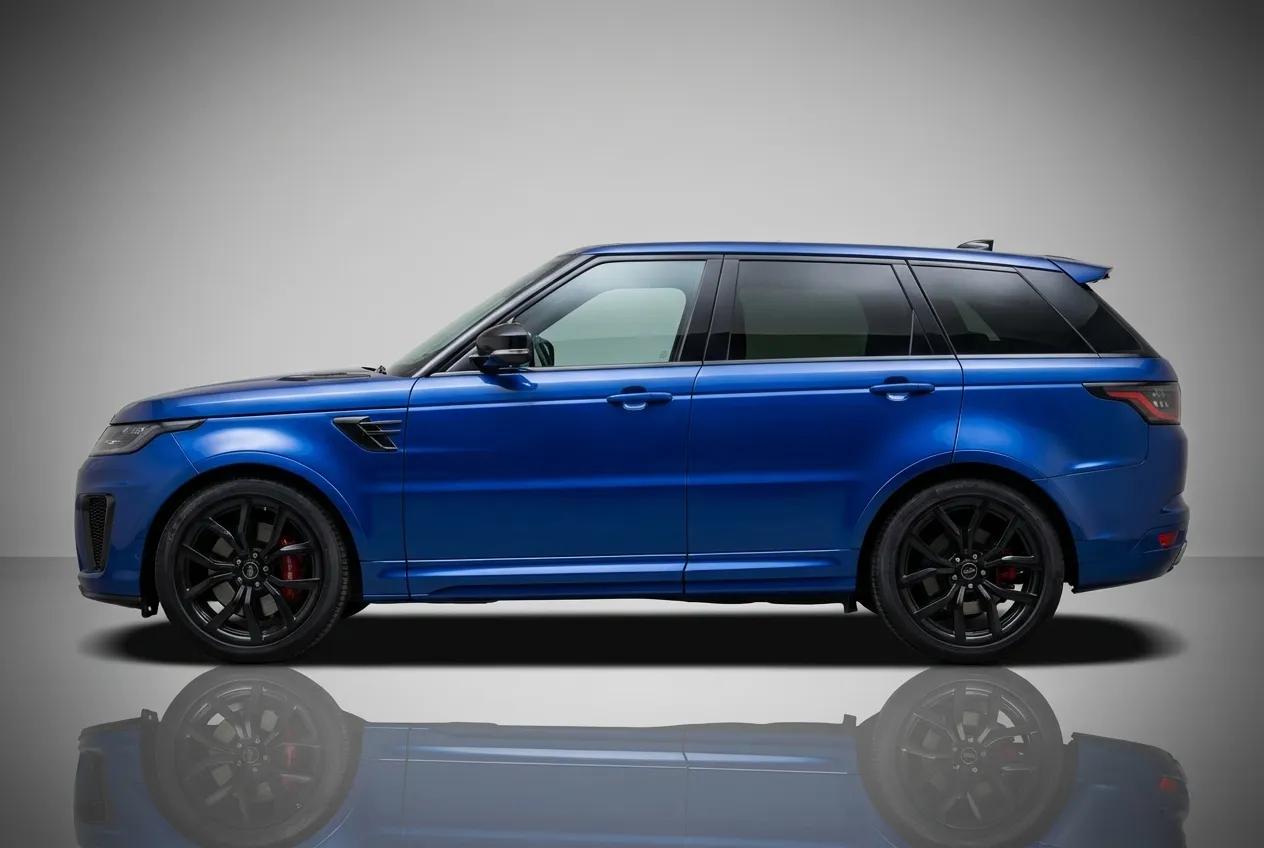 Land Rover Range Rover Sport Svr 2022 Blue rental in Dubai thumbnail 3