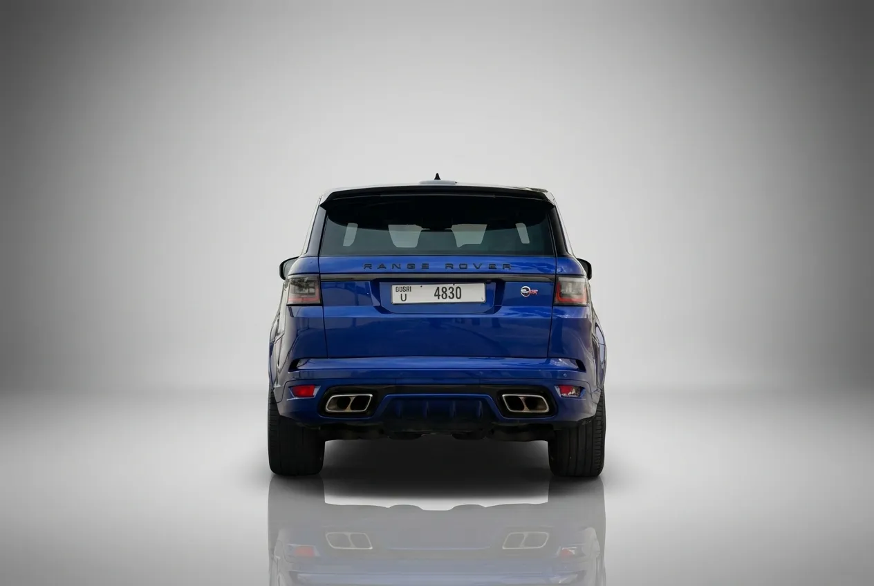 Land Rover Range Rover Sport Svr 2022 Blue rental in Dubai thumbnail 5