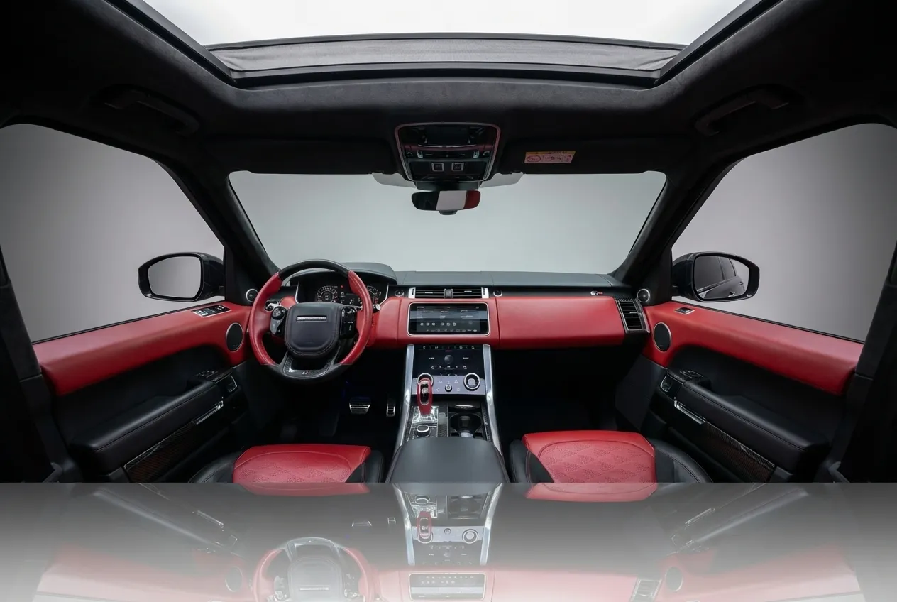 Land Rover Range Rover Sport Svr 2022 White rental in Dubai thumbnail 4