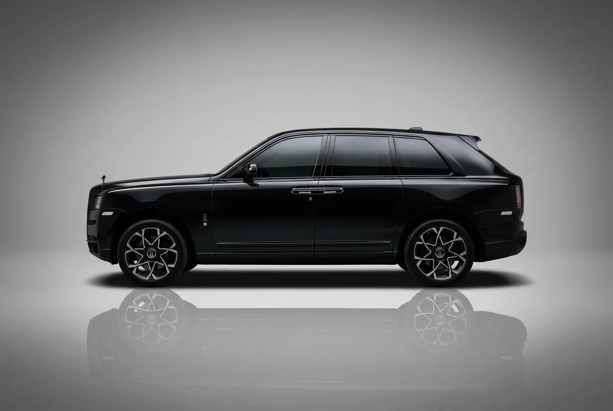 Rolls Royce Cullinan Black Badge 2025 Black rental in Dubai thumbnail 3