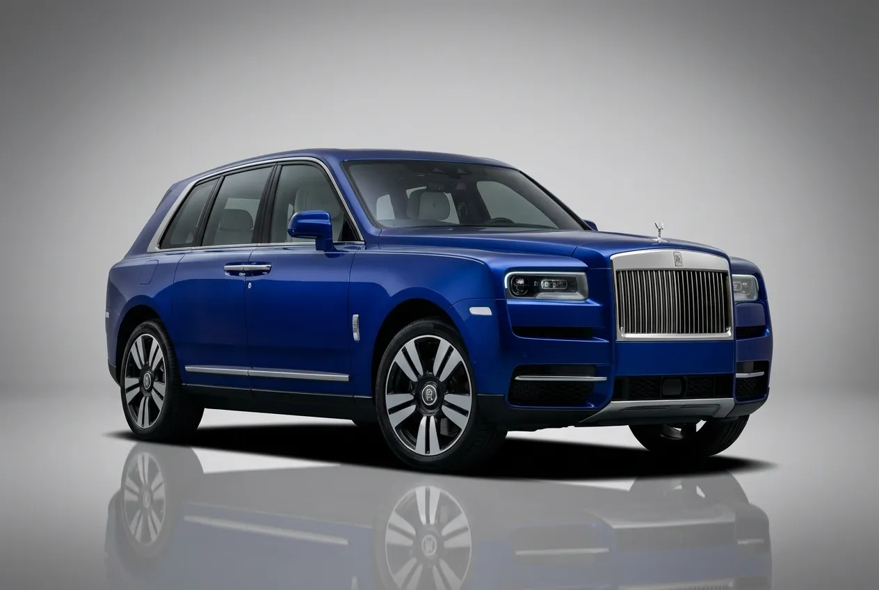 Rolls Royce Cullinan 2019 Blue rental Dubai