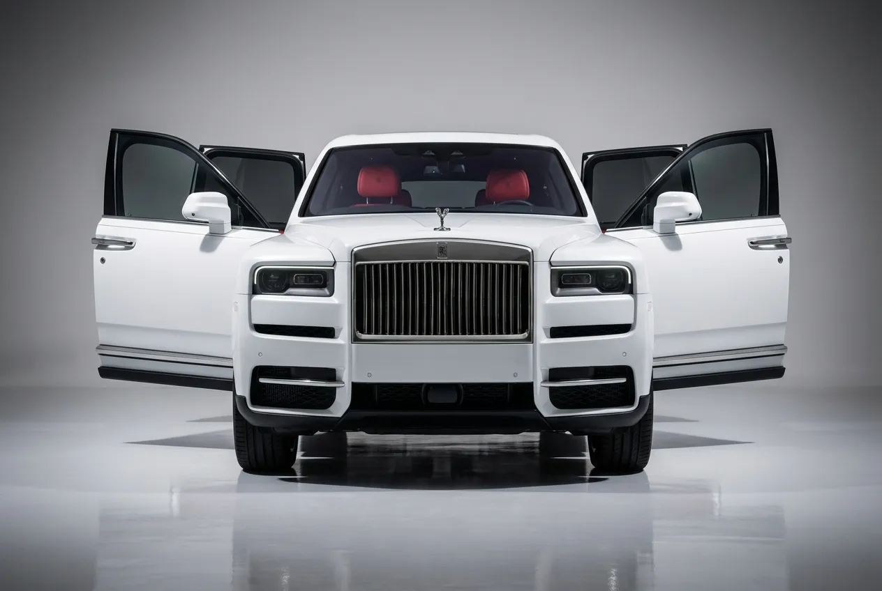 Rolls Royce Cullinan 2020 White rental in Dubai thumbnail 2