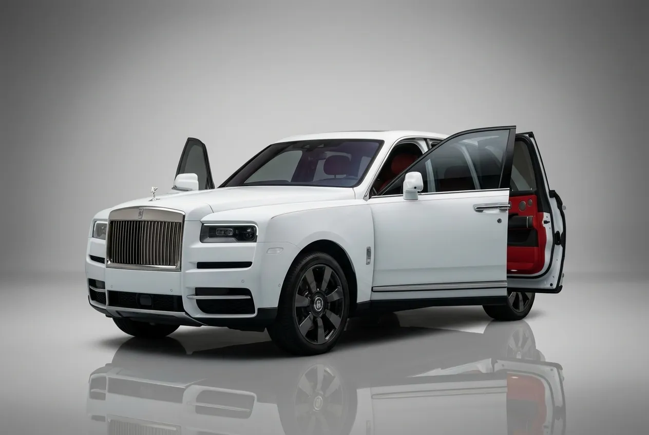Rolls Royce Cullinan 2020 White rental in Dubai thumbnail 3