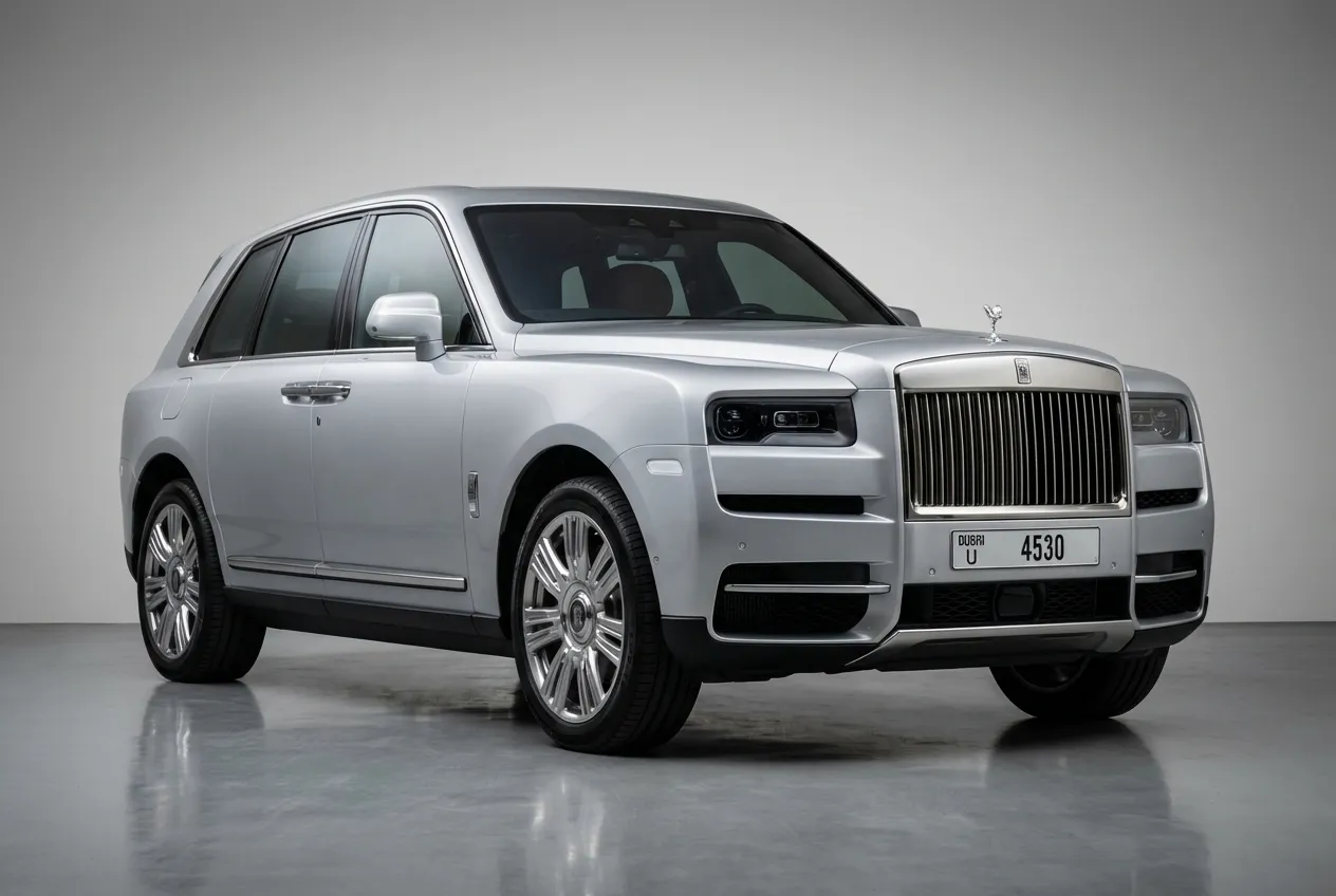 Rolls Royce Cullinan 2020 Silver rental Dubai