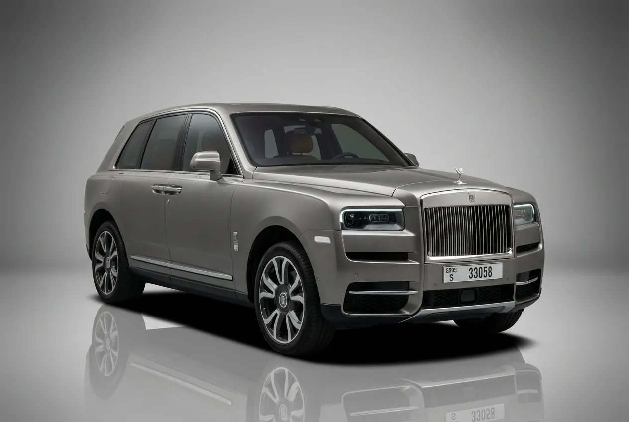 Rolls Royce Cullinan 2023 Silver rental in Dubai thumbnail 3